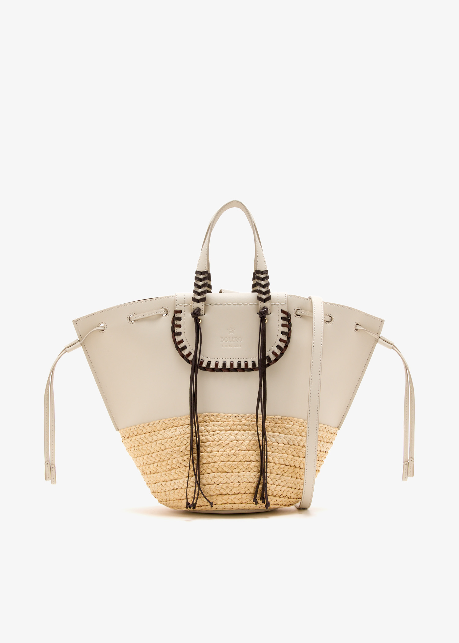 

Bolero tote bag, Cream