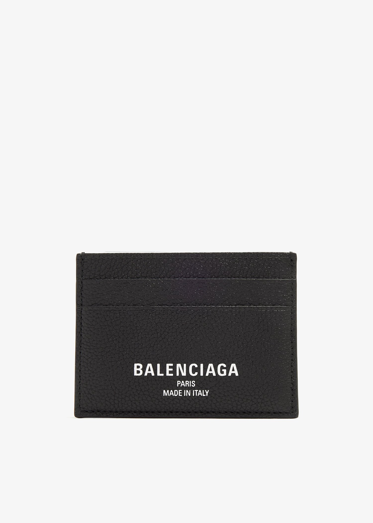 

Leather credit card holder, Black