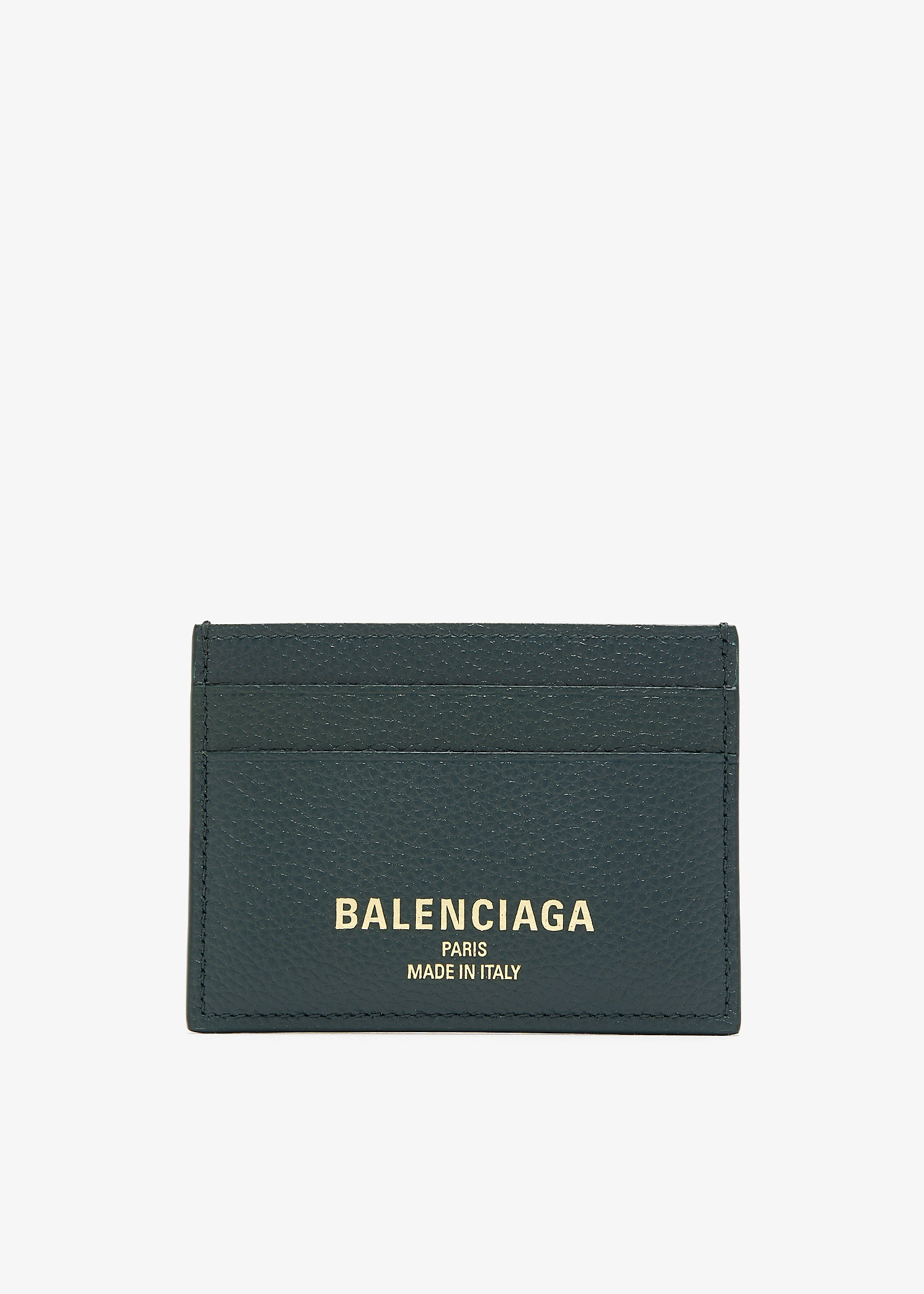 

Leather credit card holder, Green