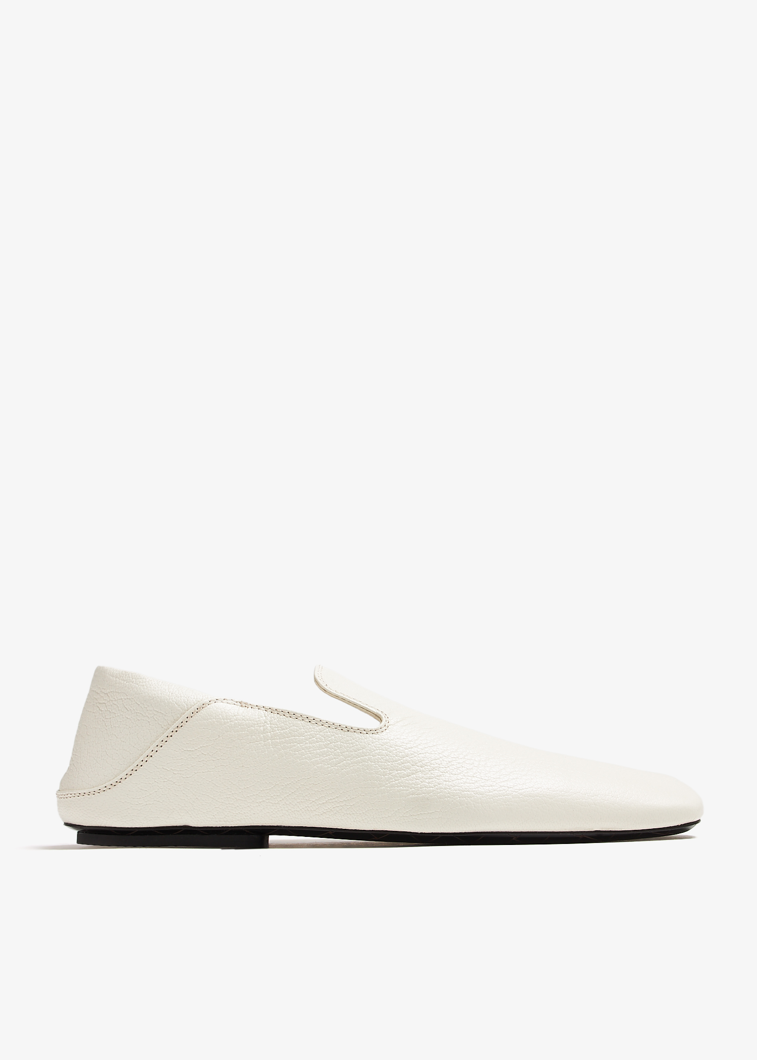 

Leather slippers, White