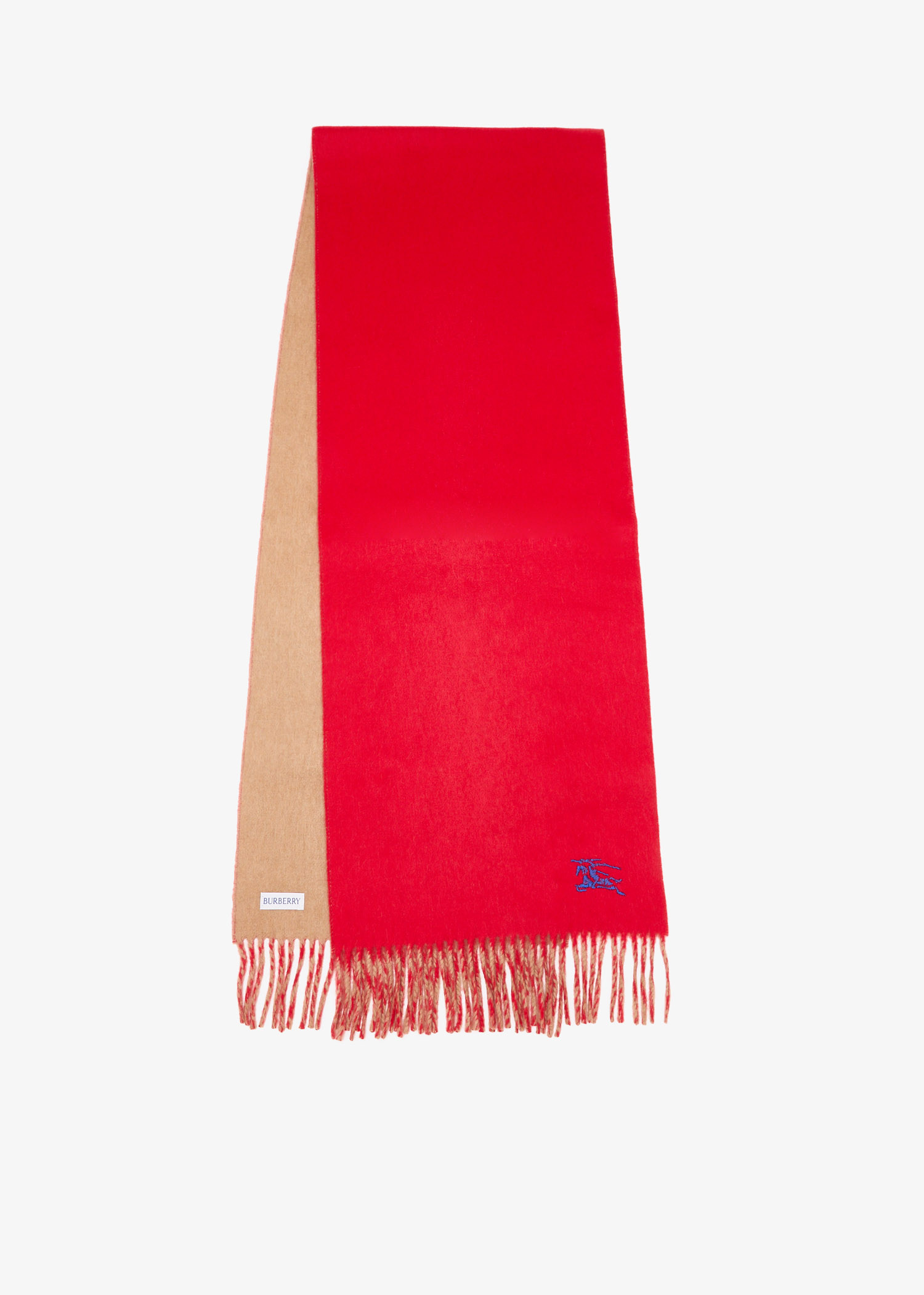 

Reversible cashmere scarf, Red