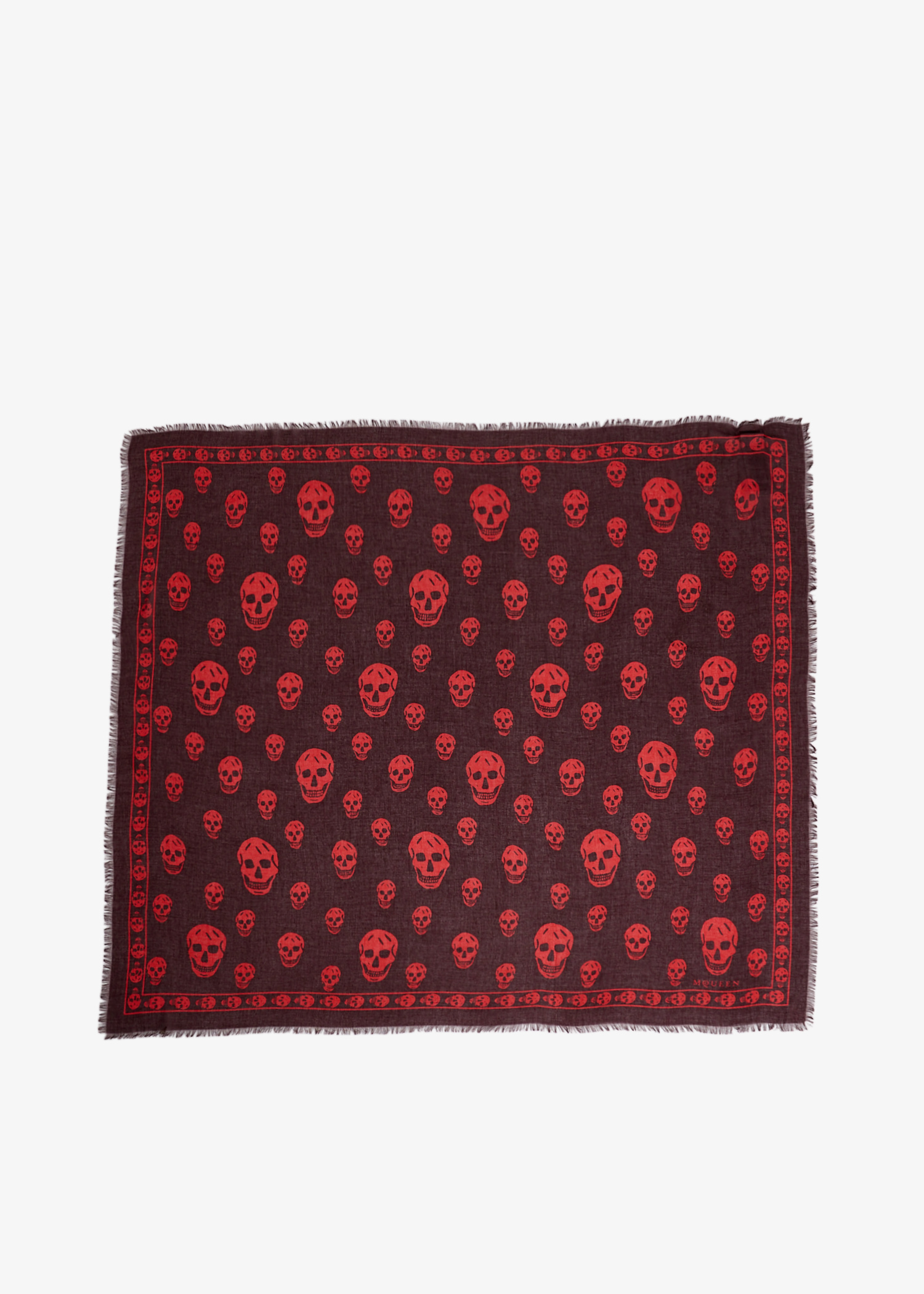 

Classic Skull scarf, Red