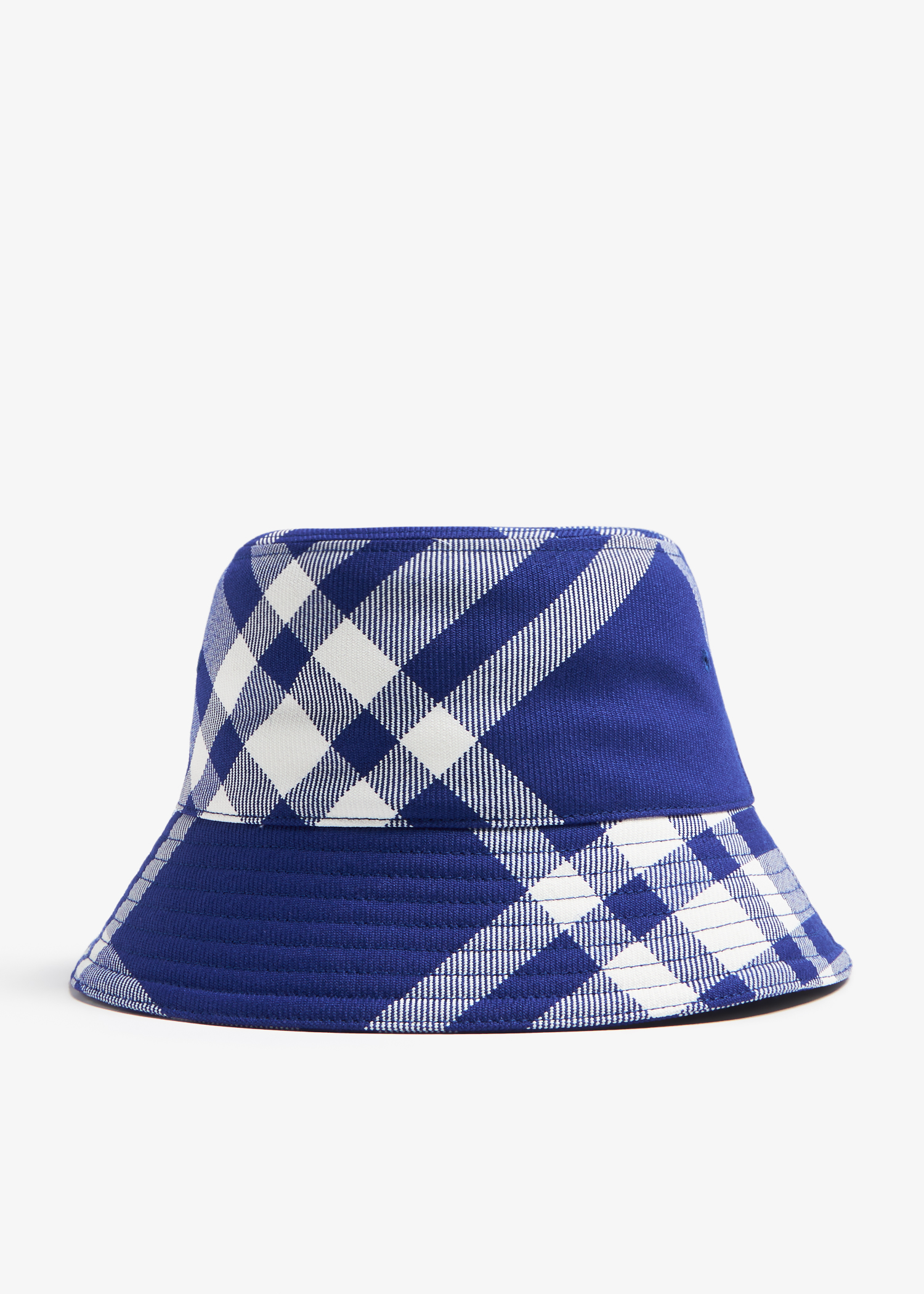 

Check bucket hat, Blue