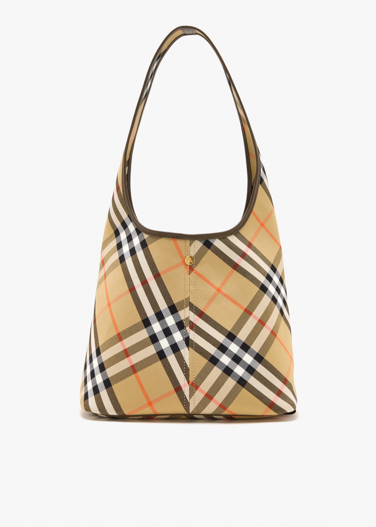 

Small Check shoulder bag, Printed