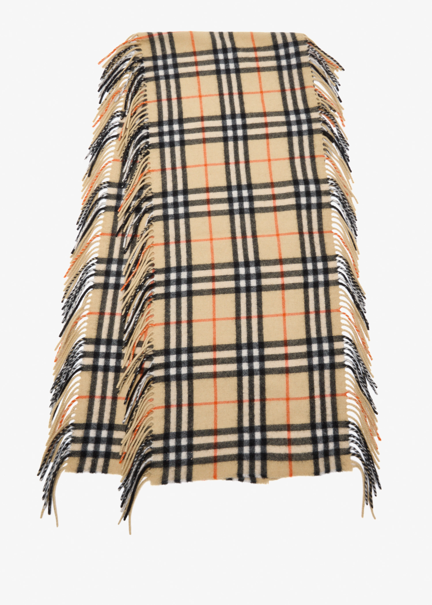 

Check Happy scarf, Beige