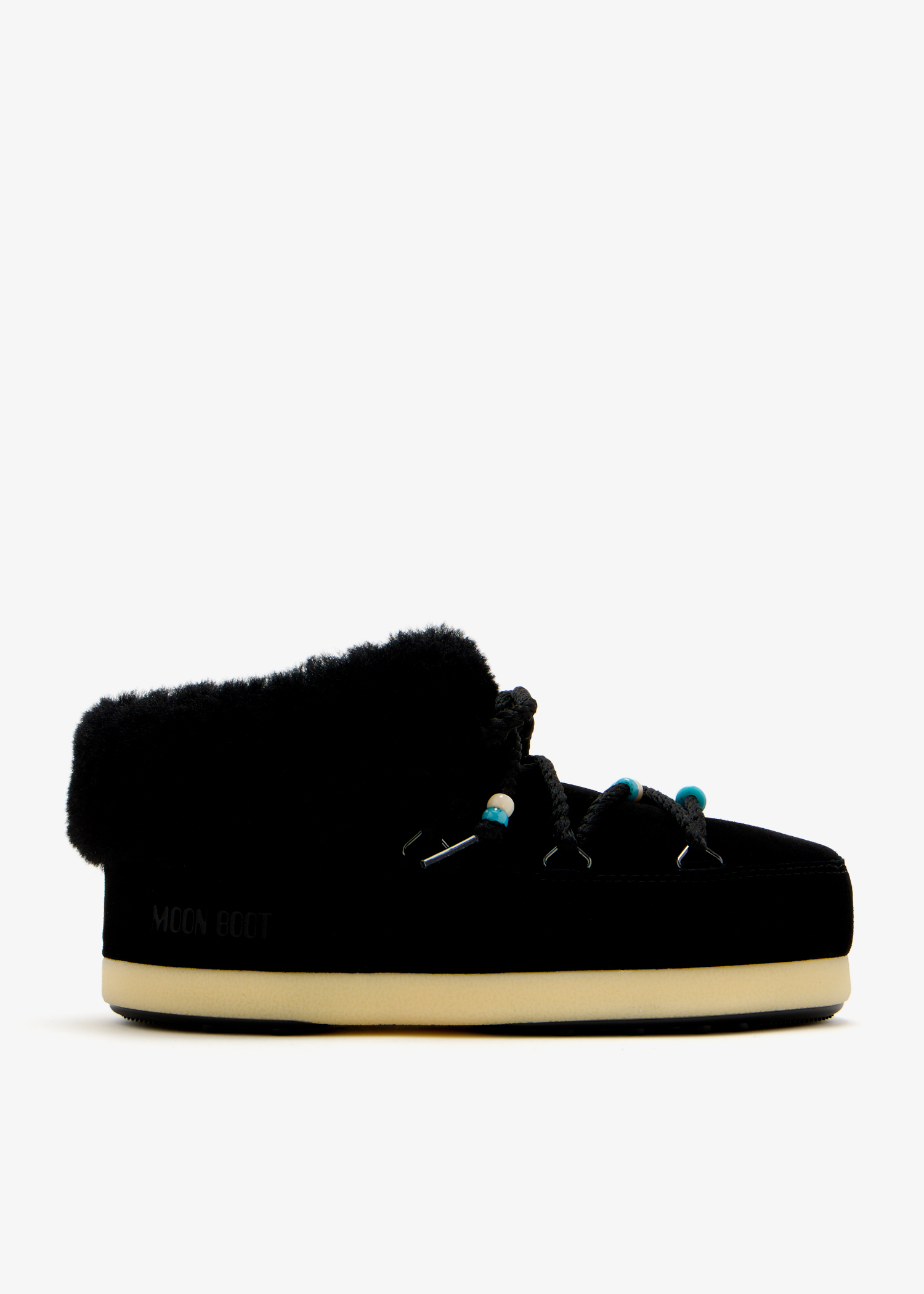 

Suede Beads mules, Black