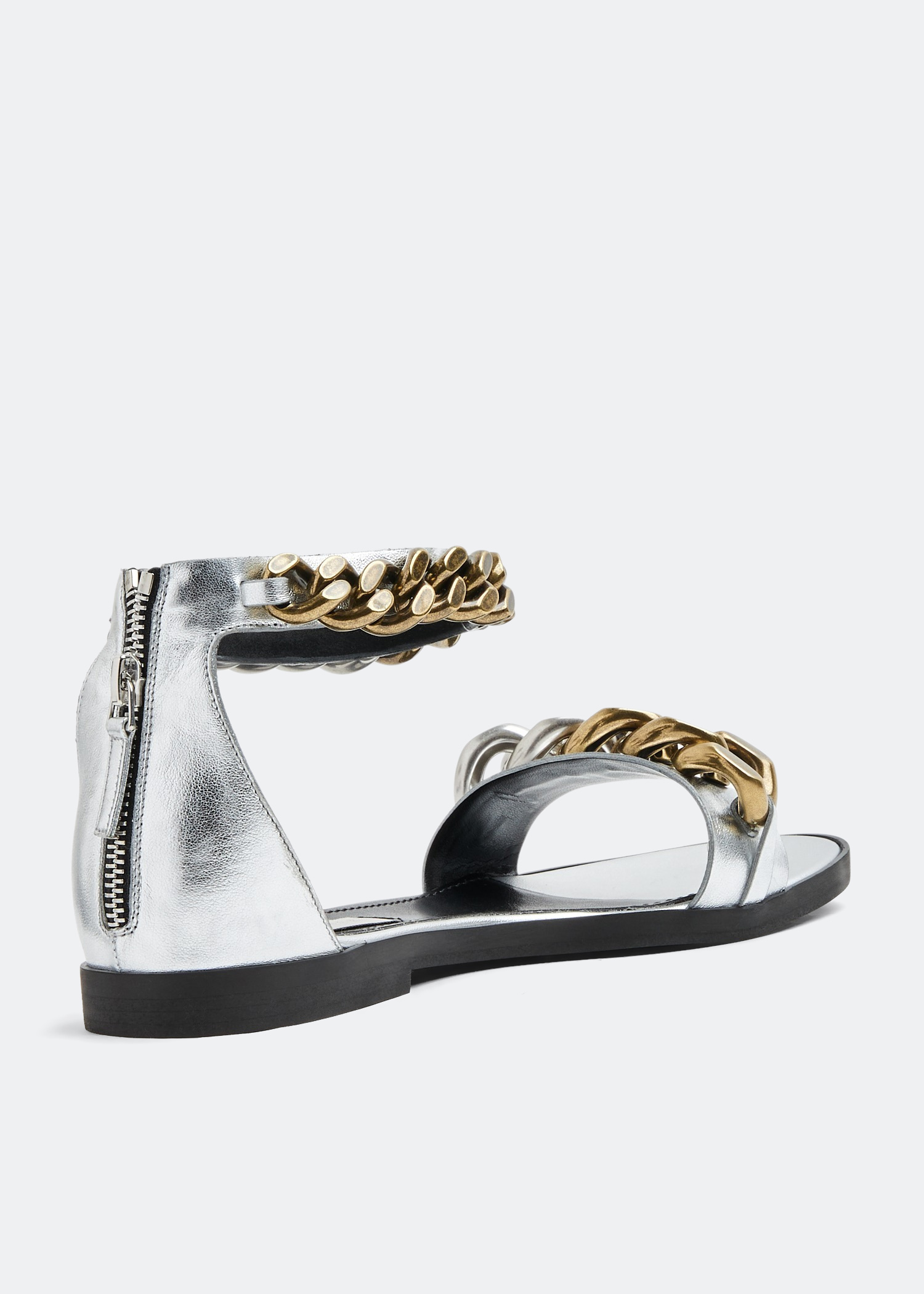 

Falabella sandals, Silver