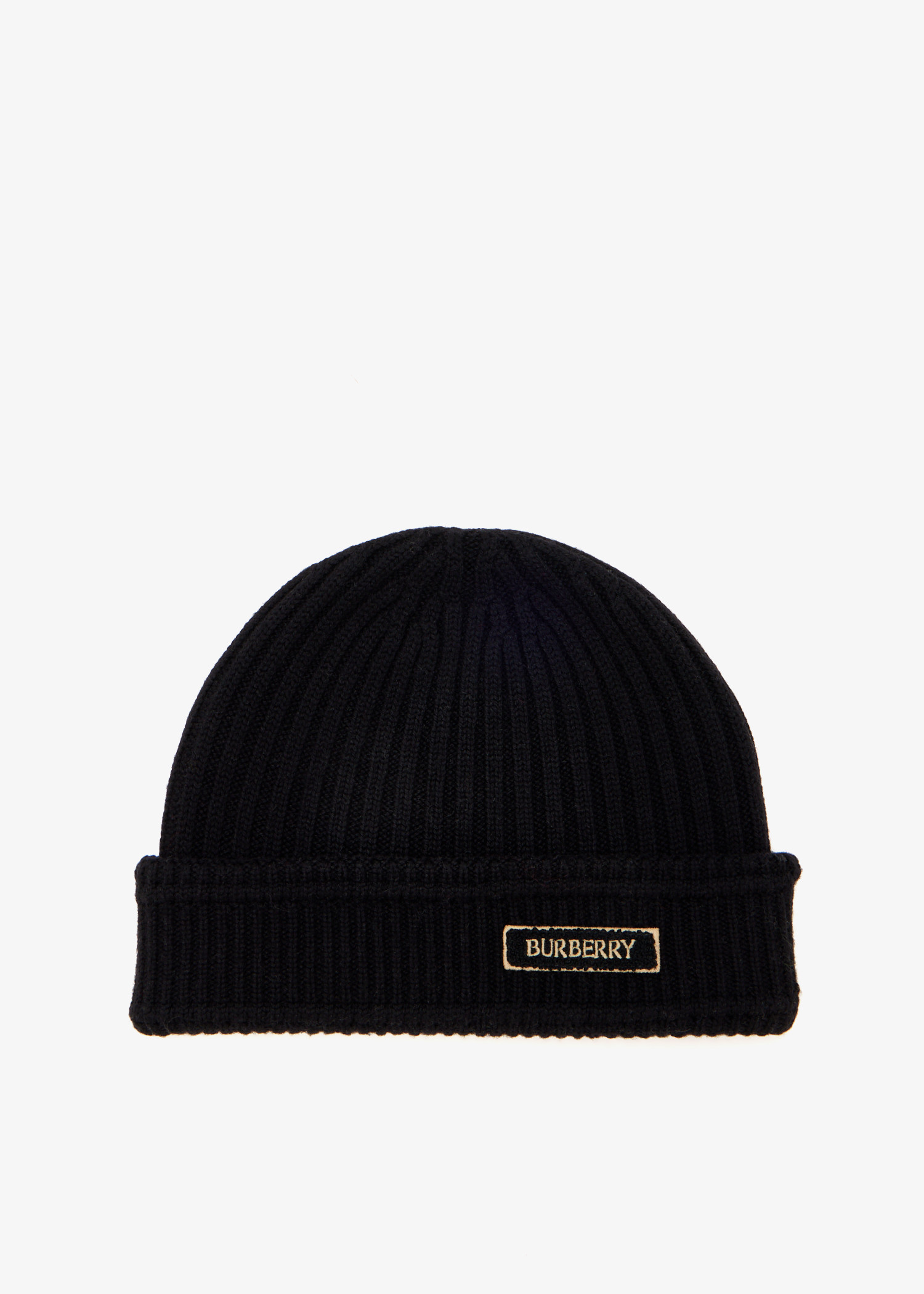 

Logo wool beanie, Black