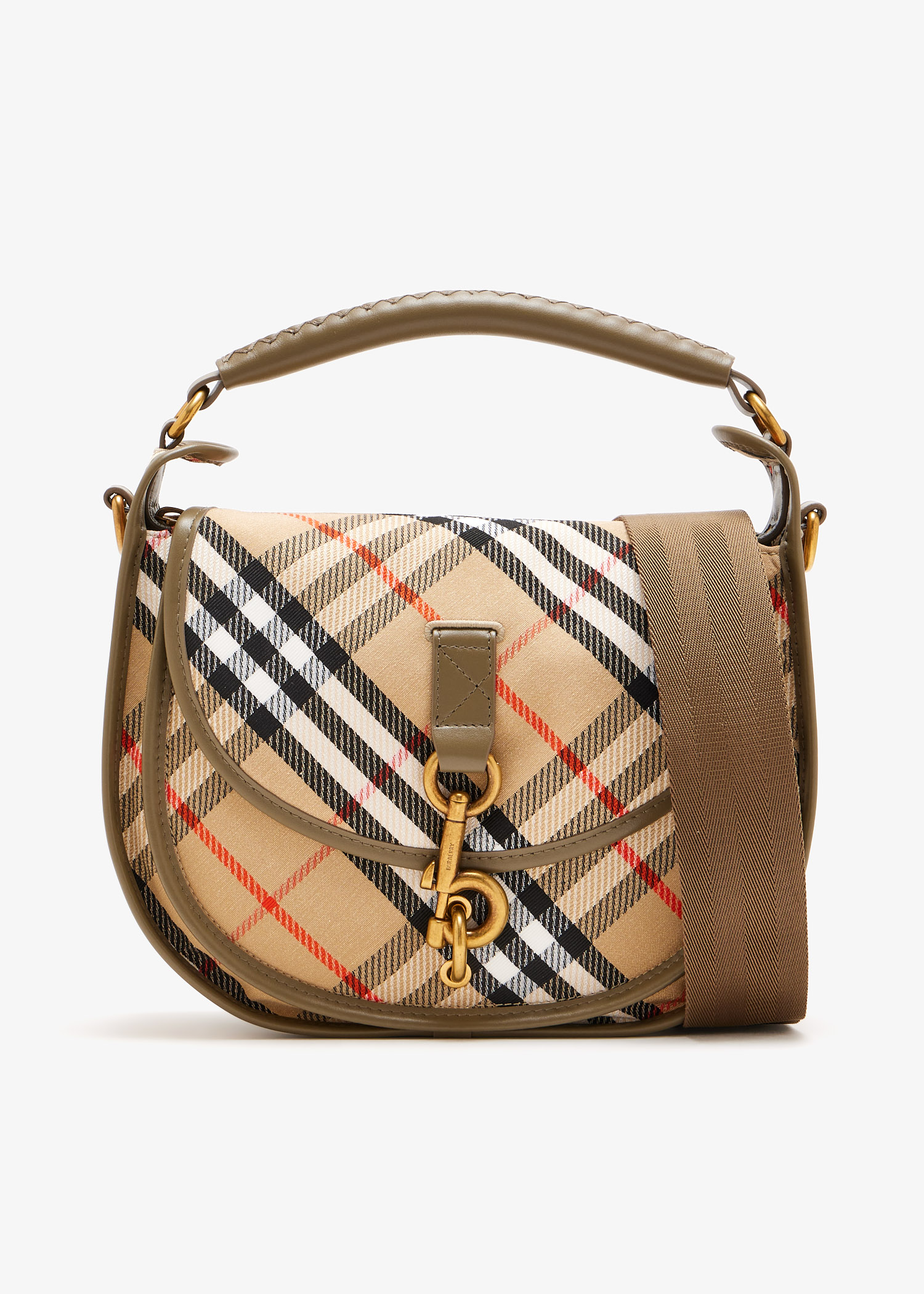 

Small B Clip messenger bag, Beige