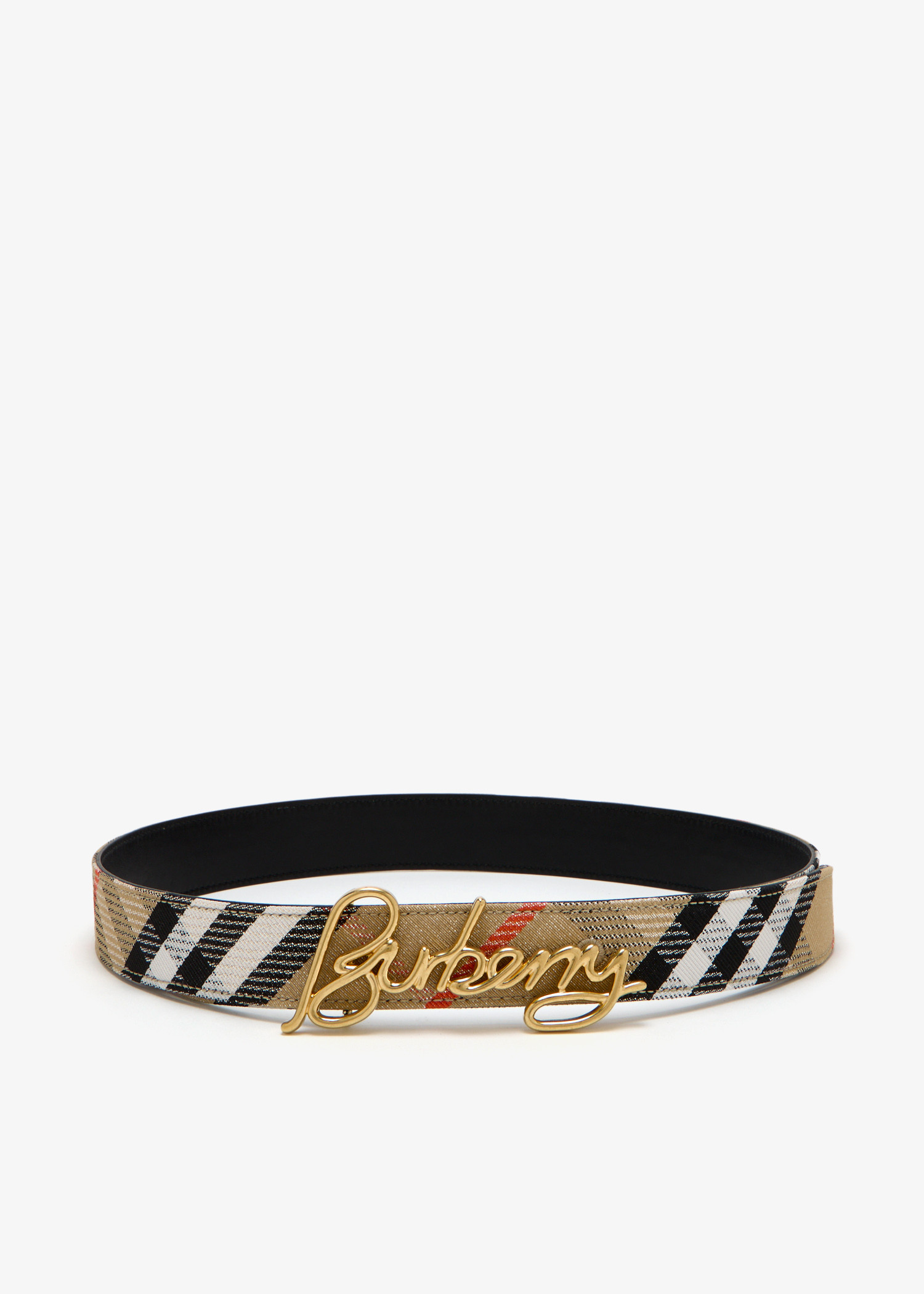 

Reversible Check Signature belt, Printed