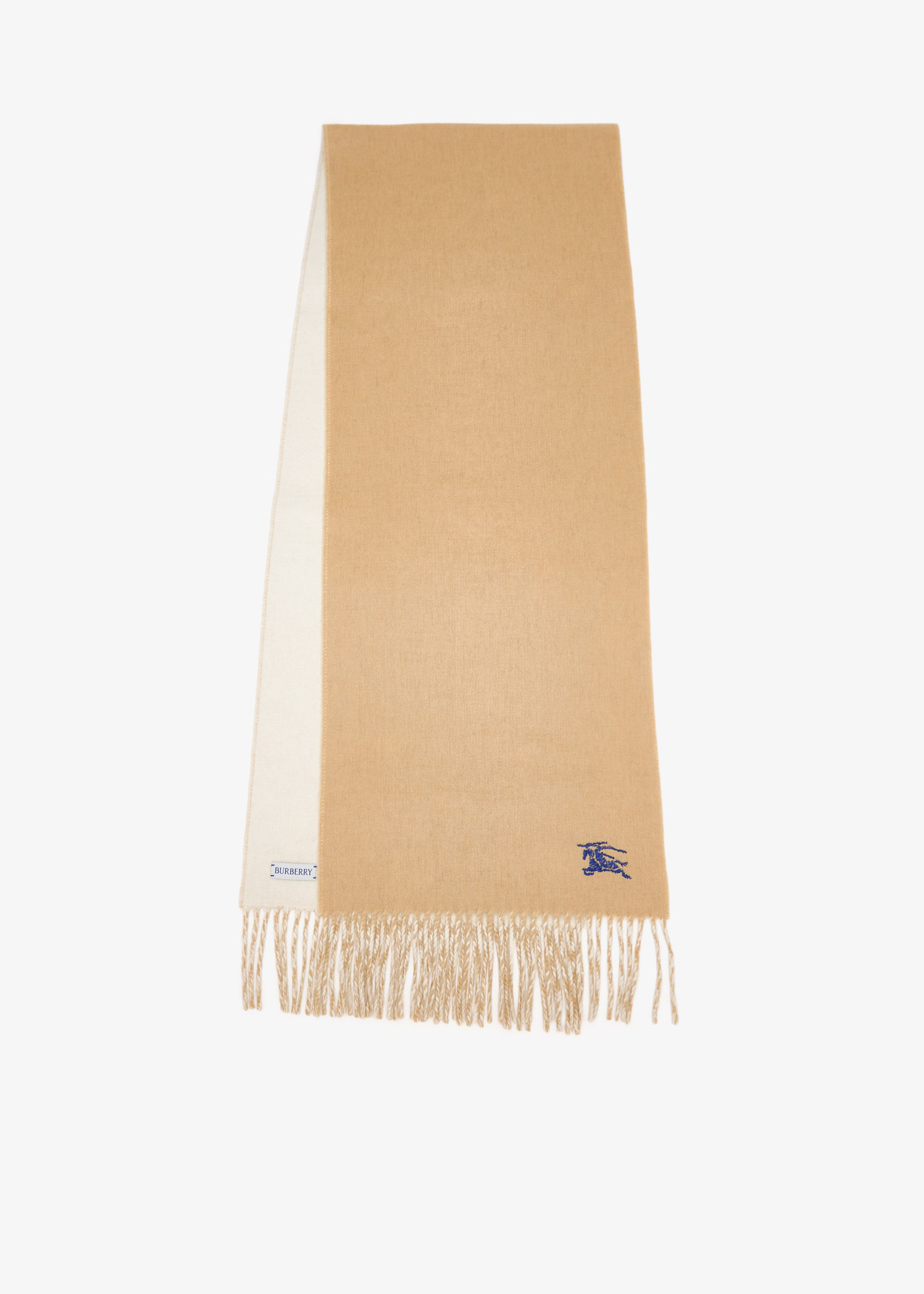 

Reversible cashmere scarf, Beige