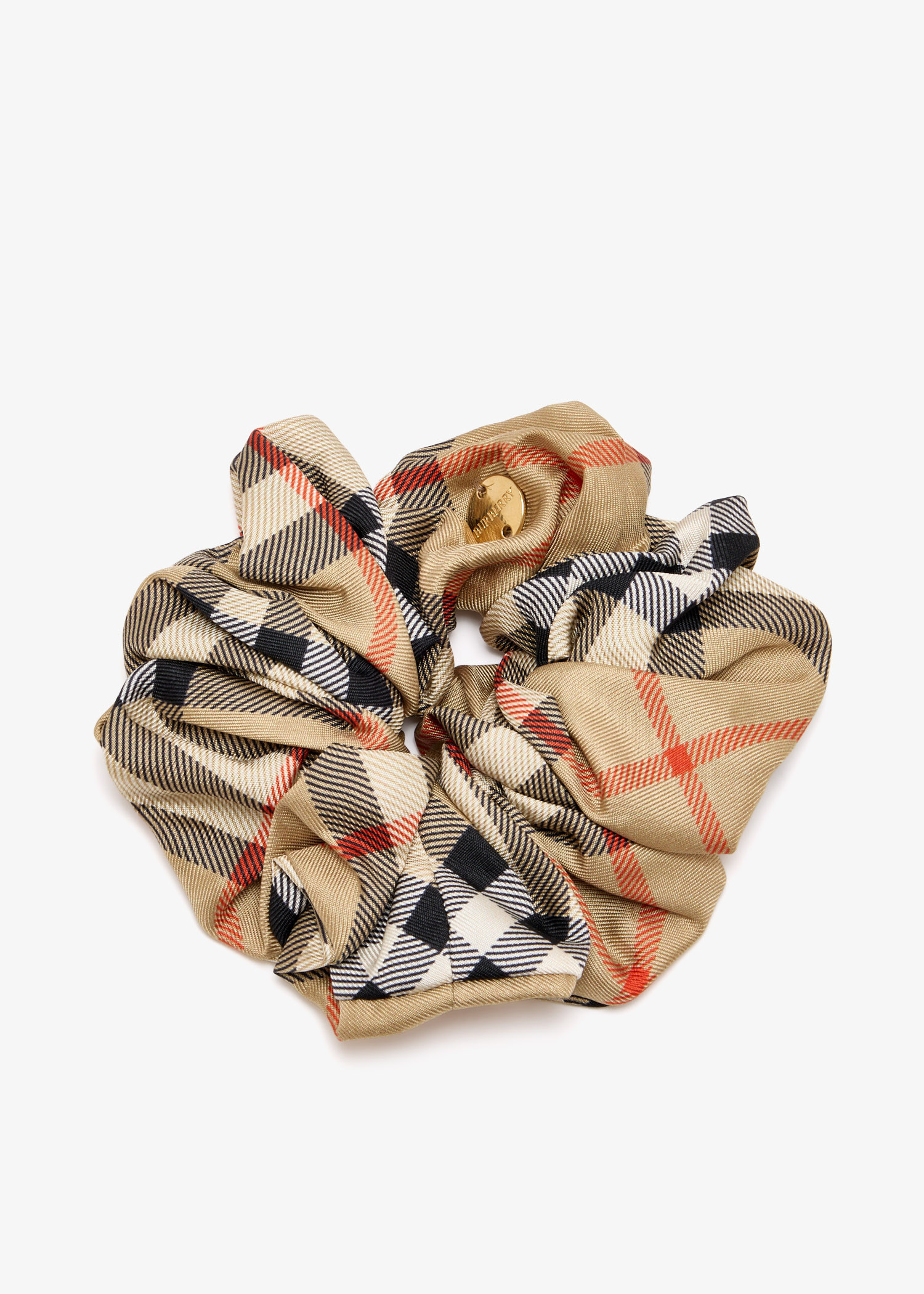 

Check scrunchie, Printed