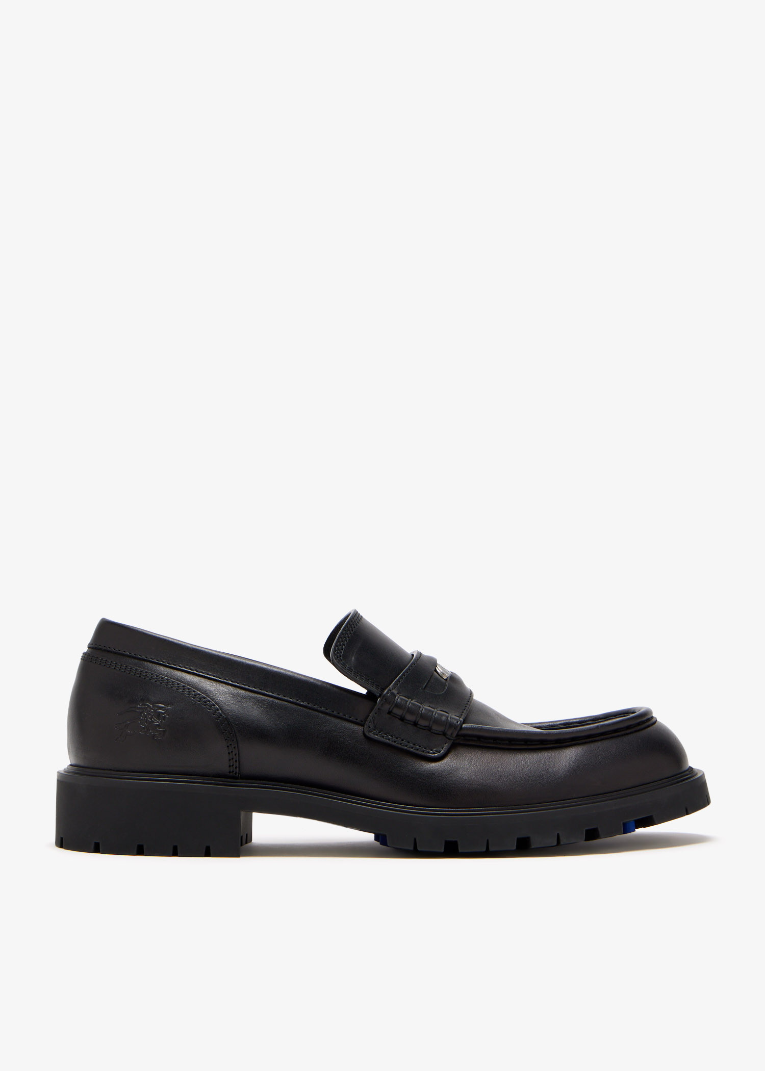 

Leather Rogue loafers, Black