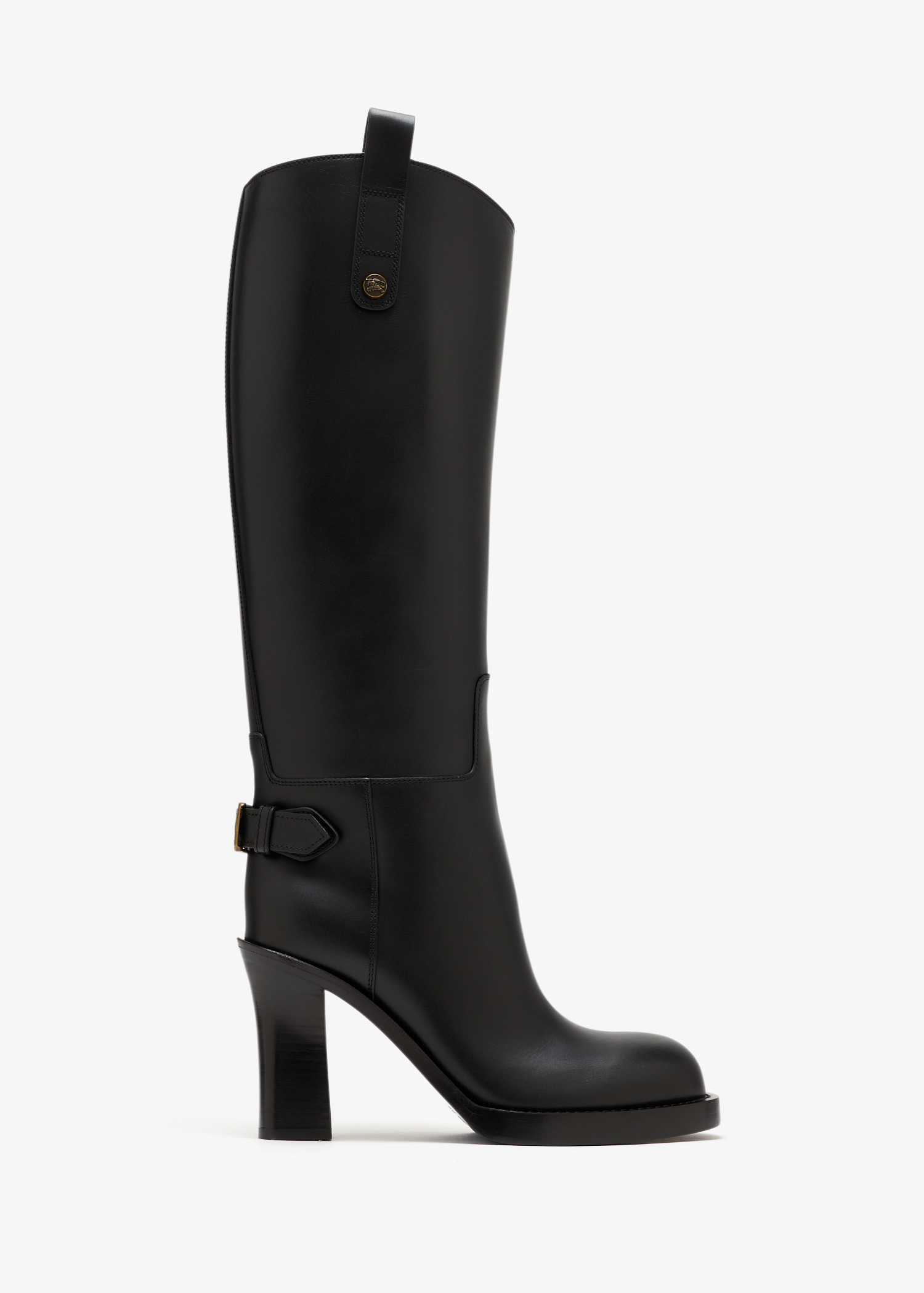 

Cavalier knee-high boots, Black
