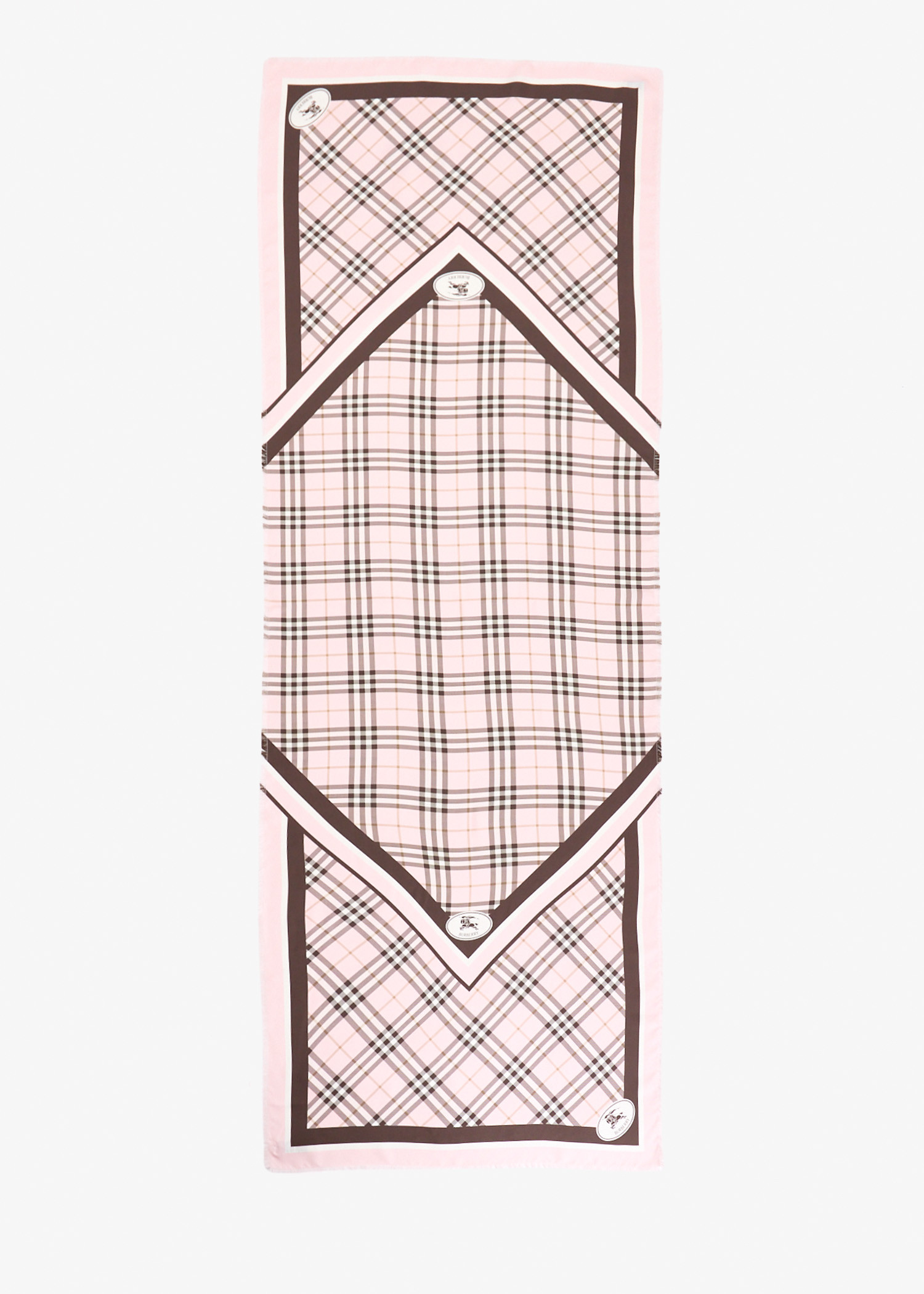 

Check Knight Stamp scarf, Printed