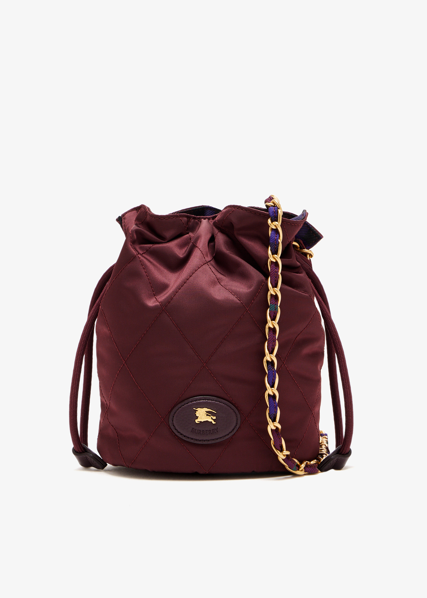 

Horseshoe chain pouch, Burgundy