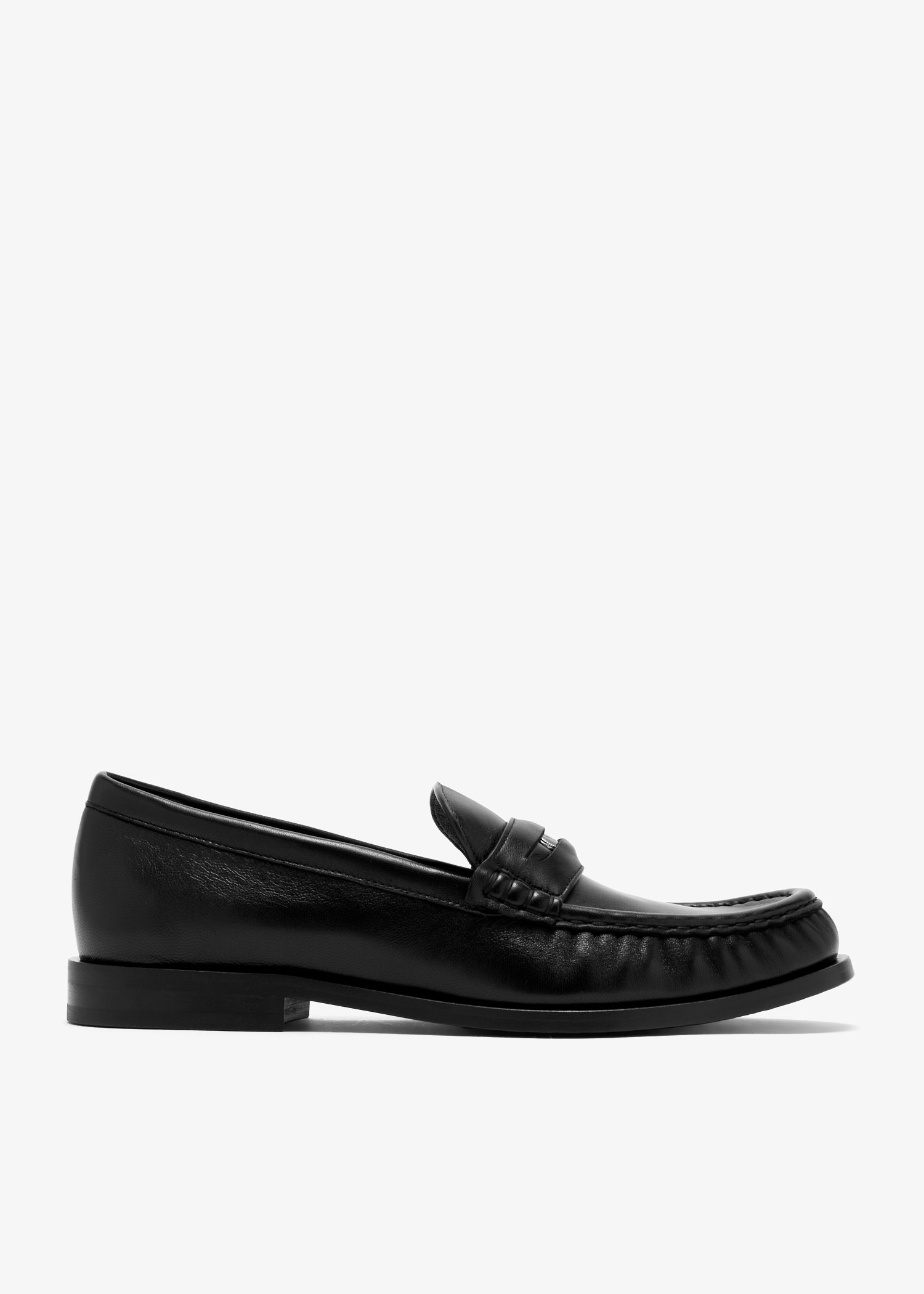 

Cadet loafers, Black