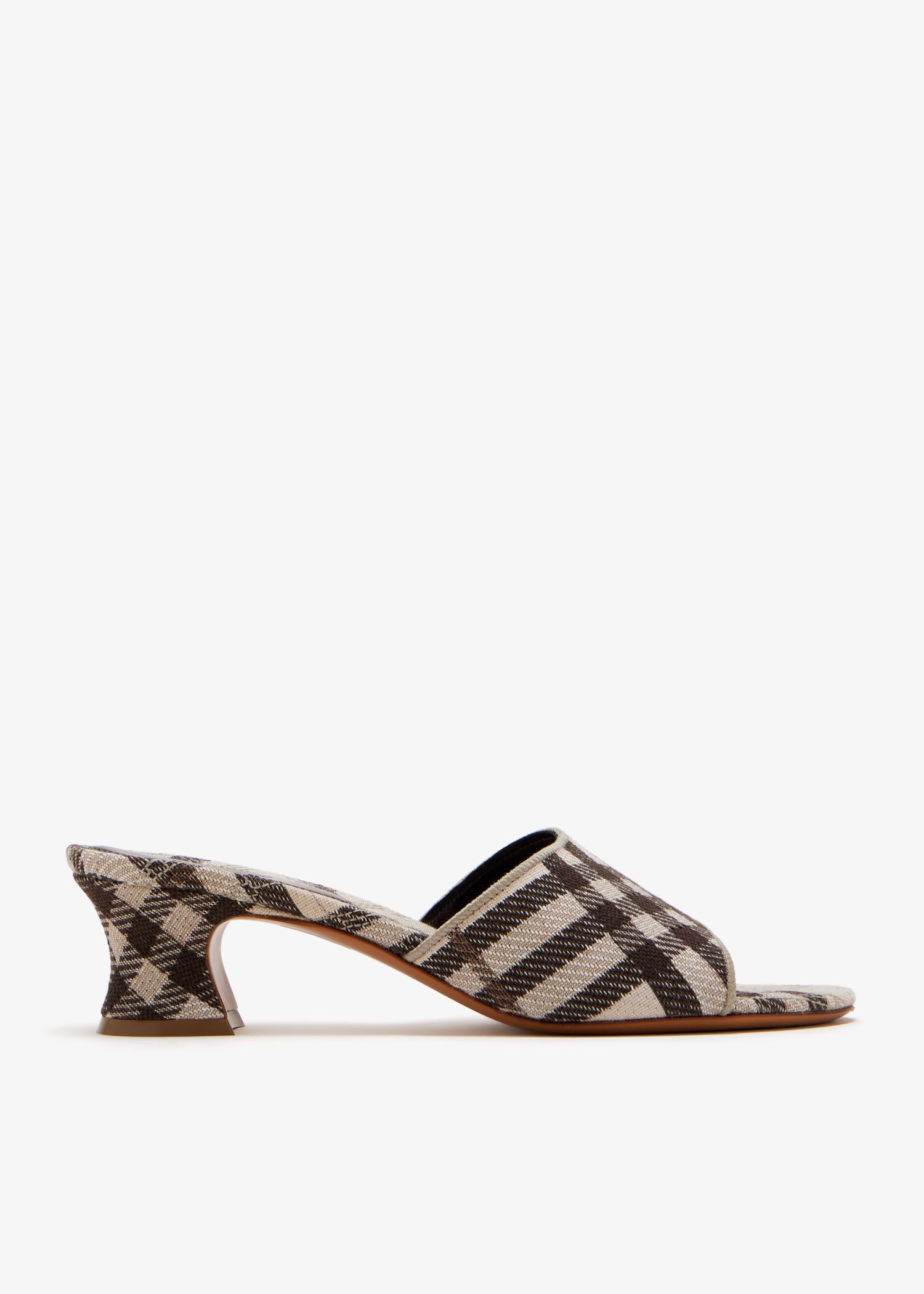 

Check Sloane mules, Printed