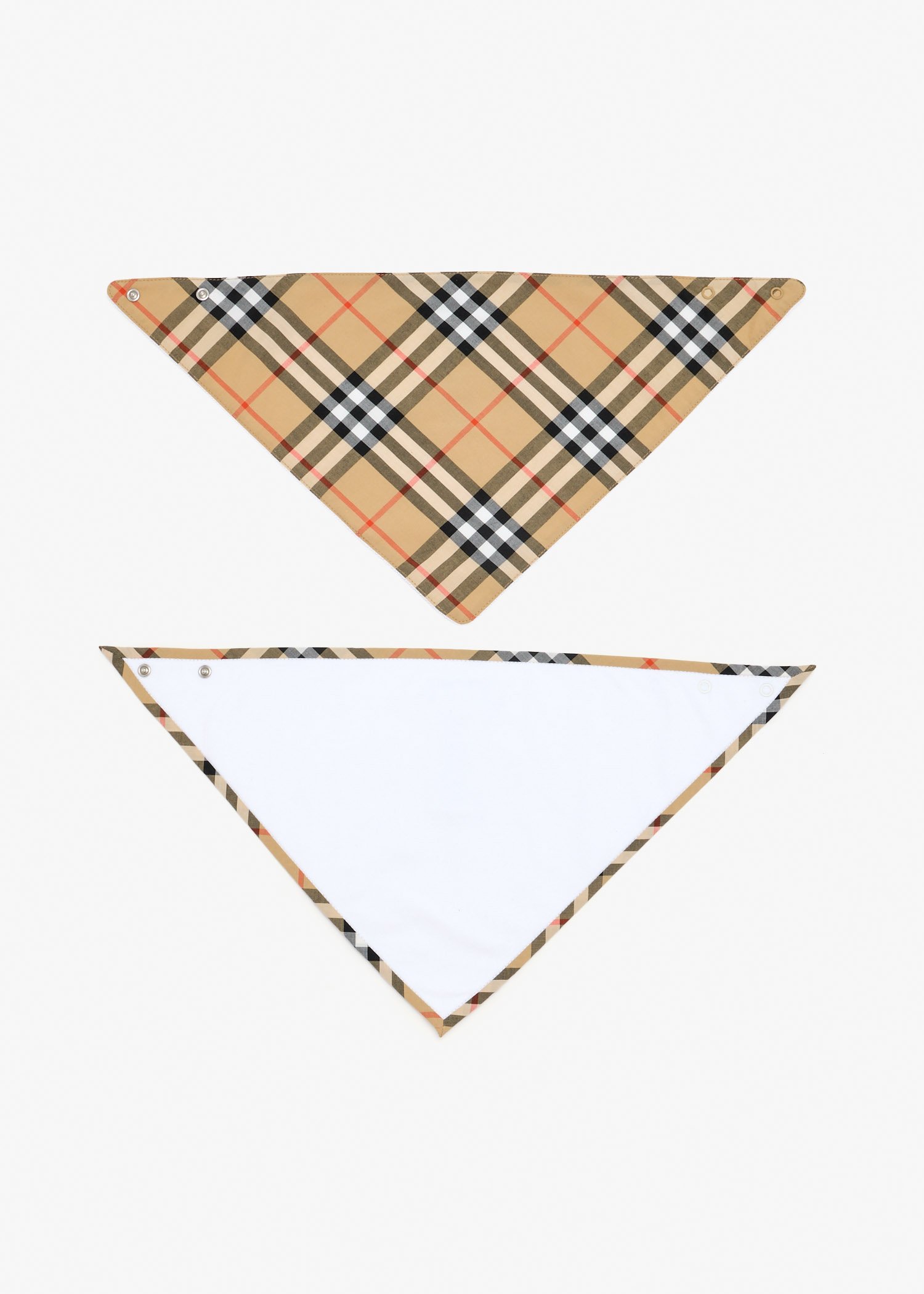 

Two-piece Bib Set, White