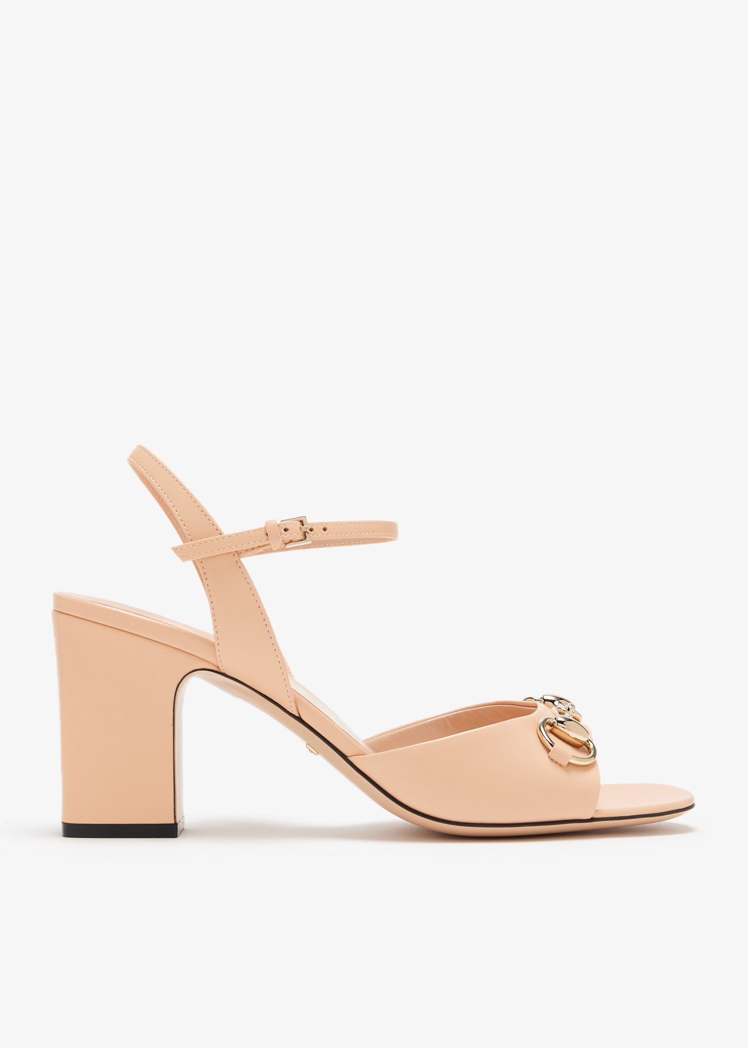 

Horsebit mid-heel sandals, Pink