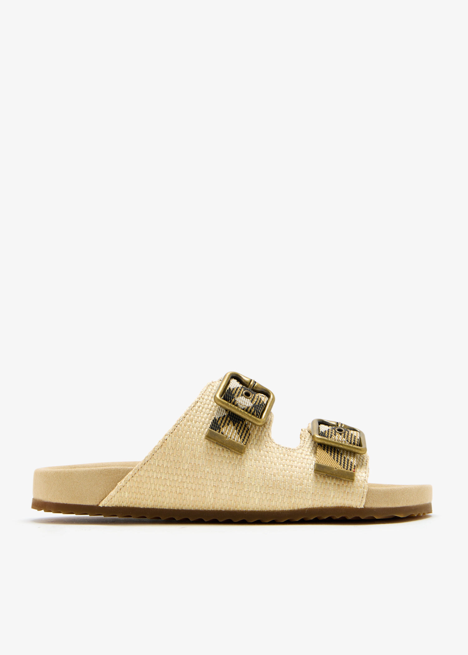 

Raffia-effect Urchin sandals, Beige