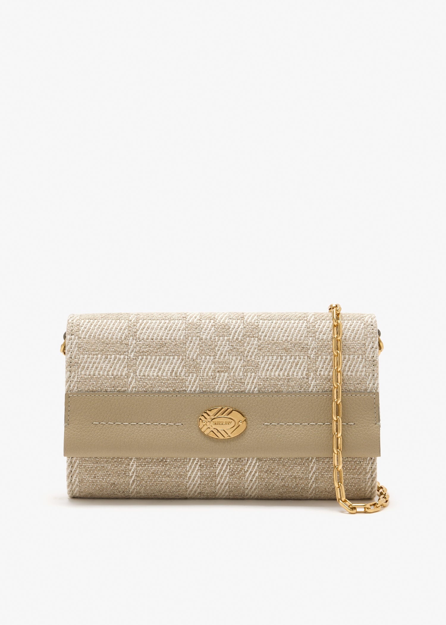 

Cotswolds chain wallet, Beige