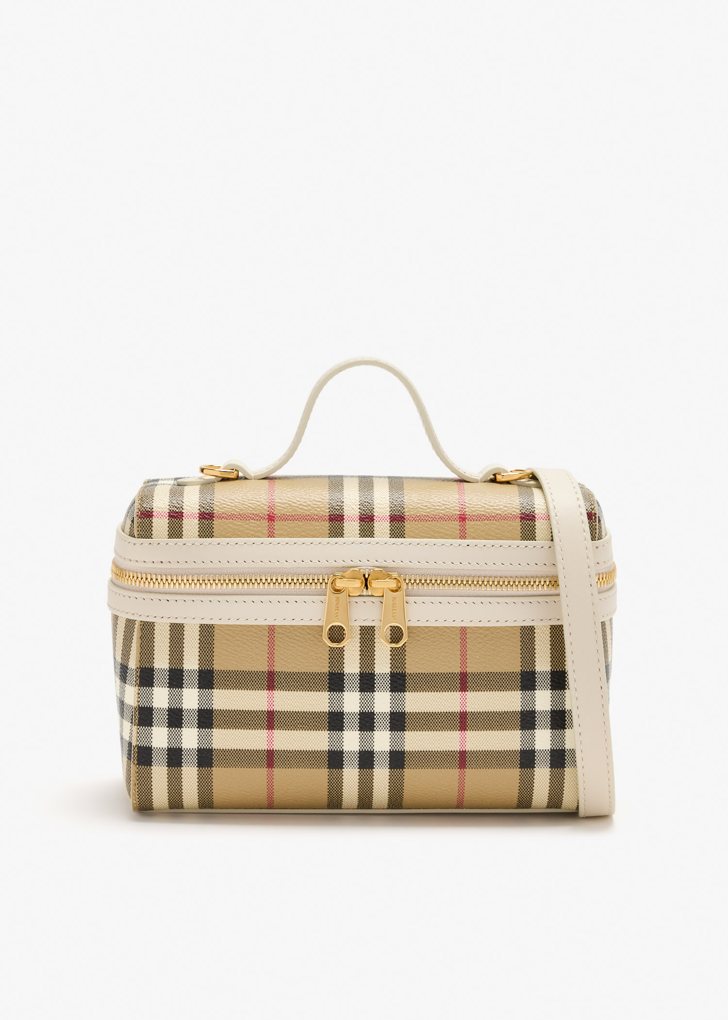 

Check Vanity Bag, Printed