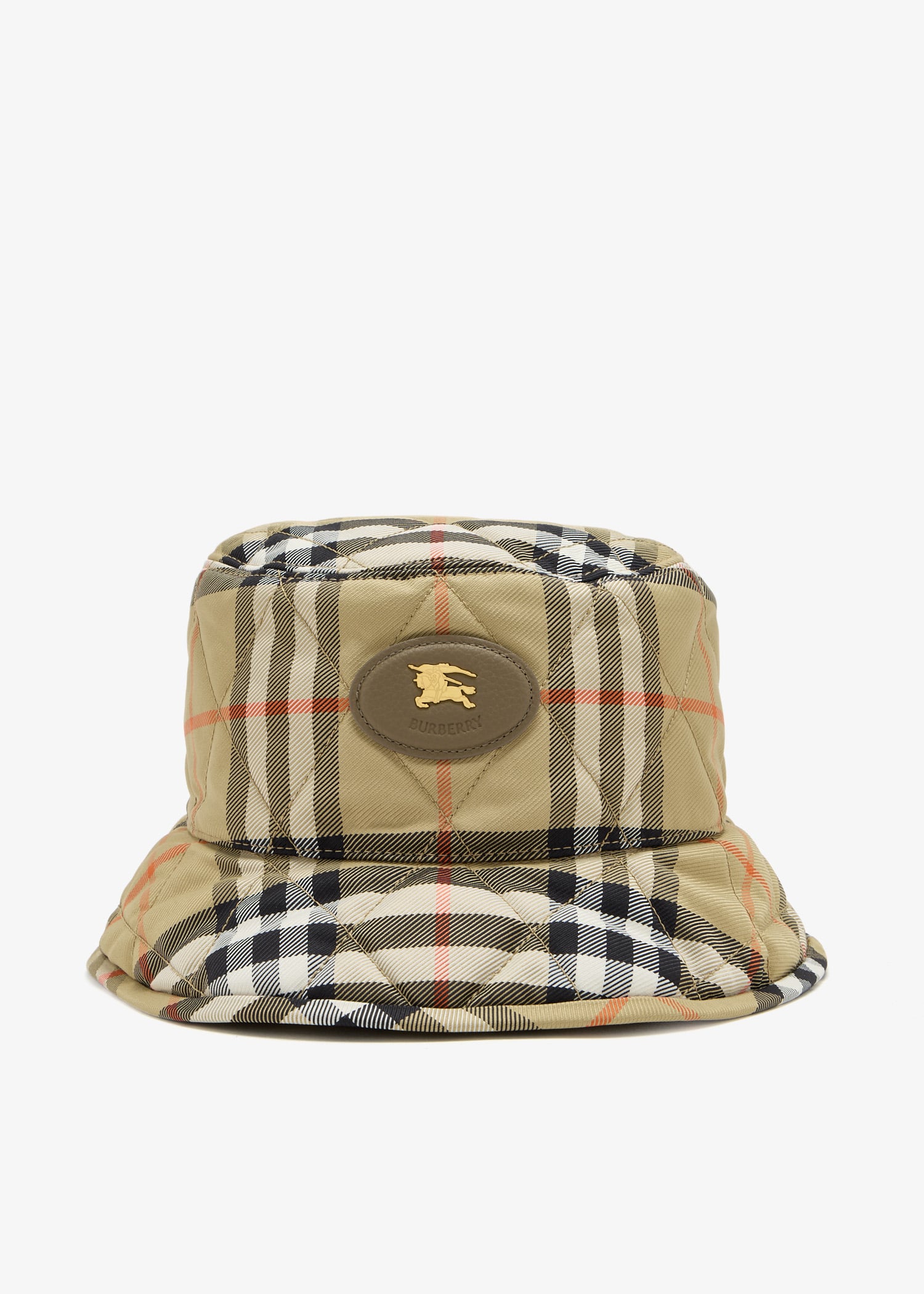 

Quilted Horseshoe bucket hat, Printed