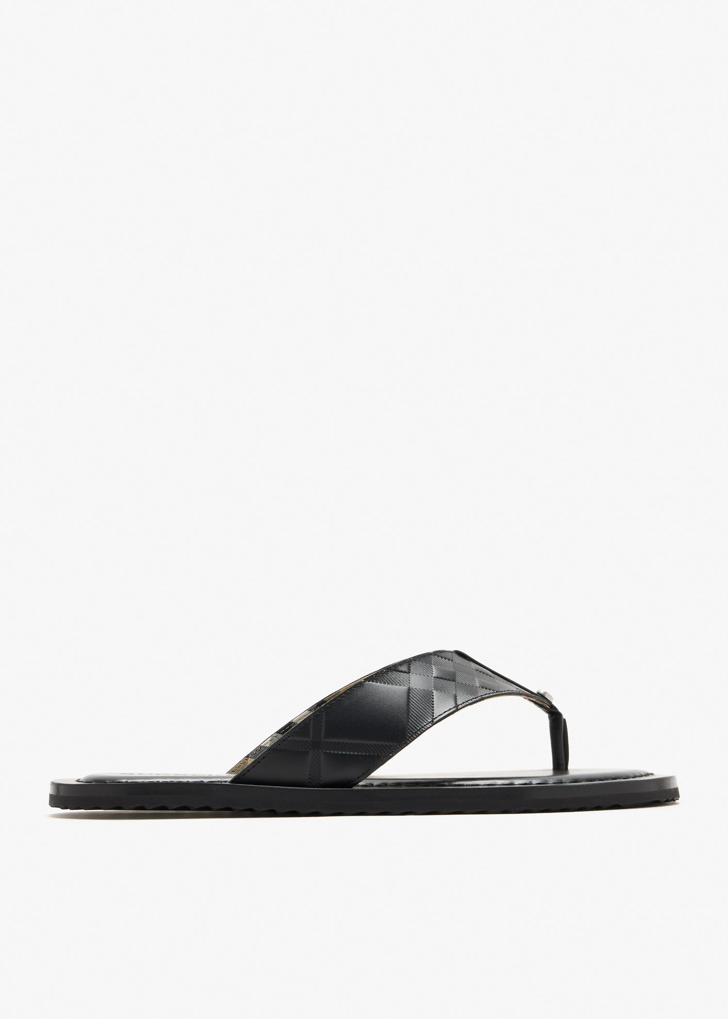

Check Pavilion sandals, Black