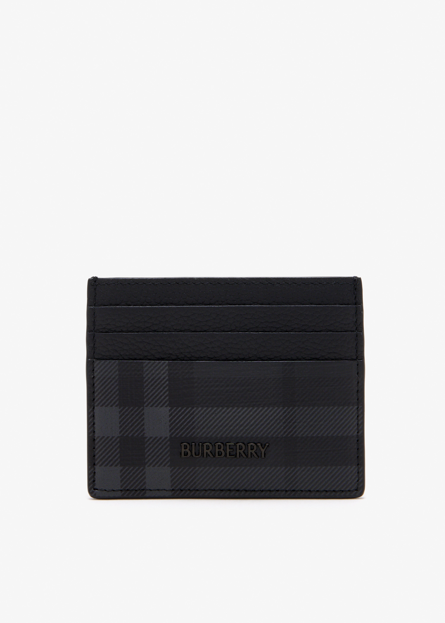 

City Check card case, Black
