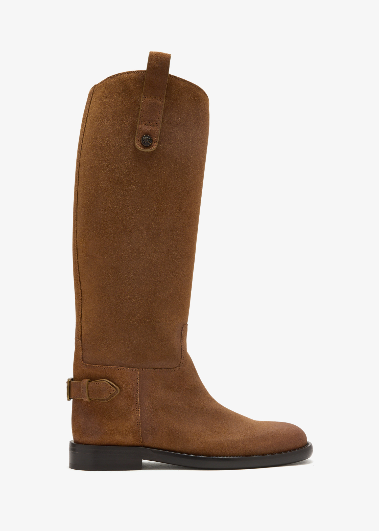 

Suede Cavalier boots, Brown