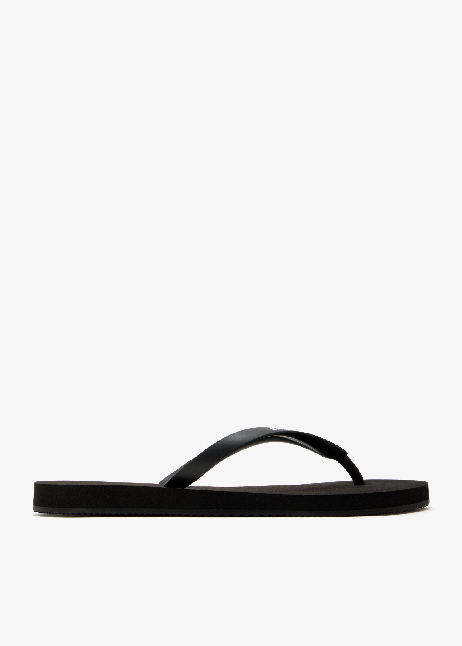 

Logo thong sandals, Black