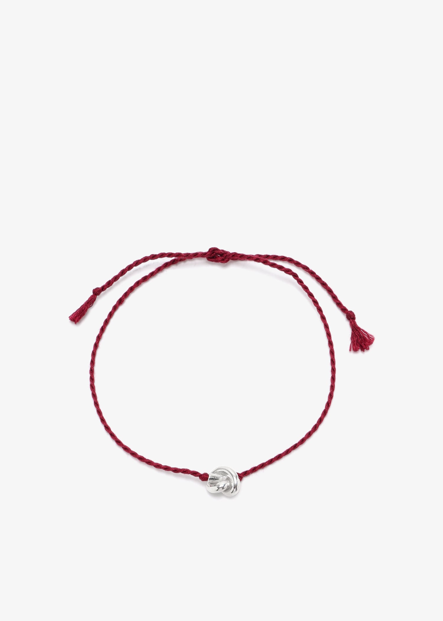 

Friendship bracelet, Burgundy