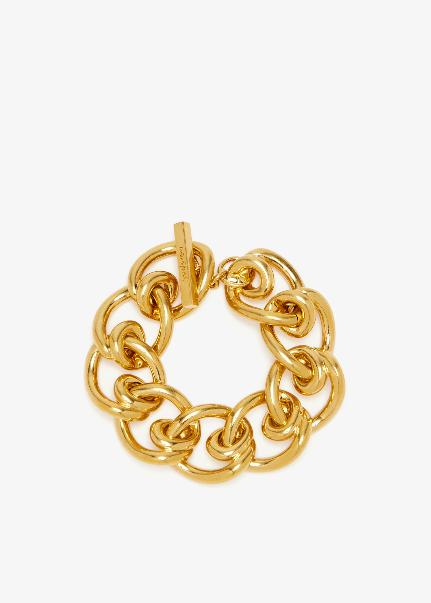 

Coiled chain bracelet, Gold