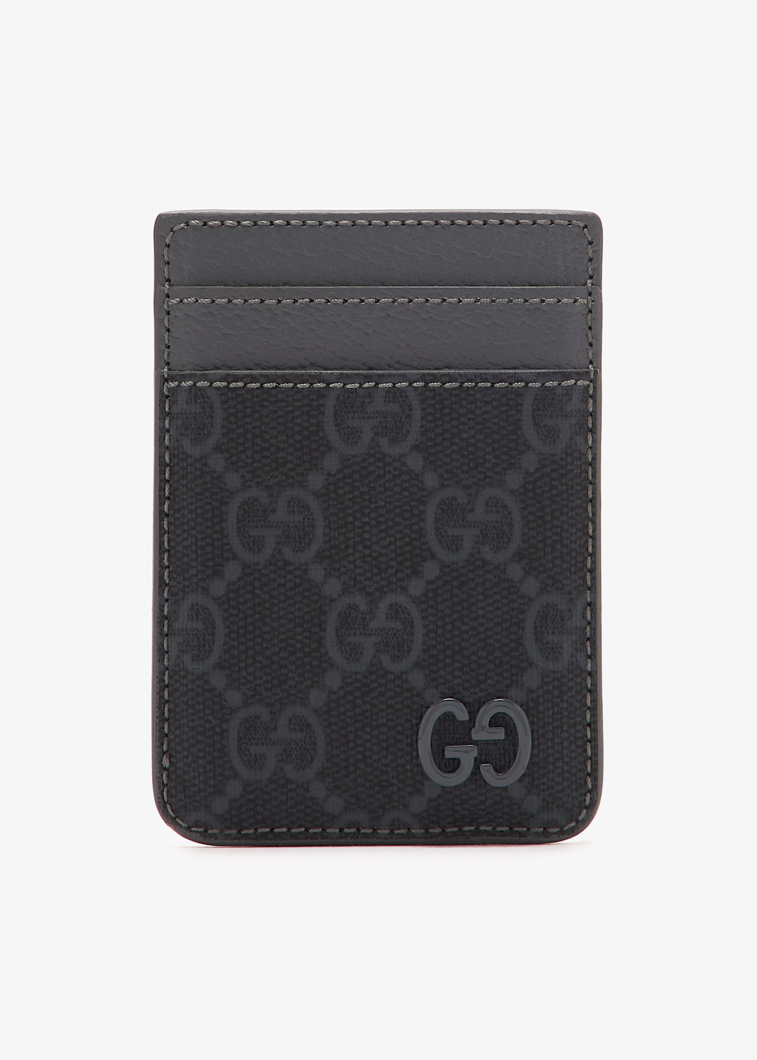 

GG magnetic card case, Black