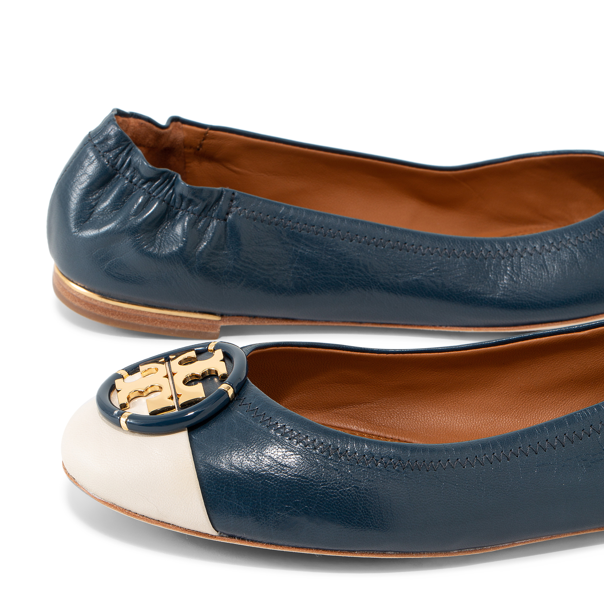 

Multi-Logo ballet flats, Blue