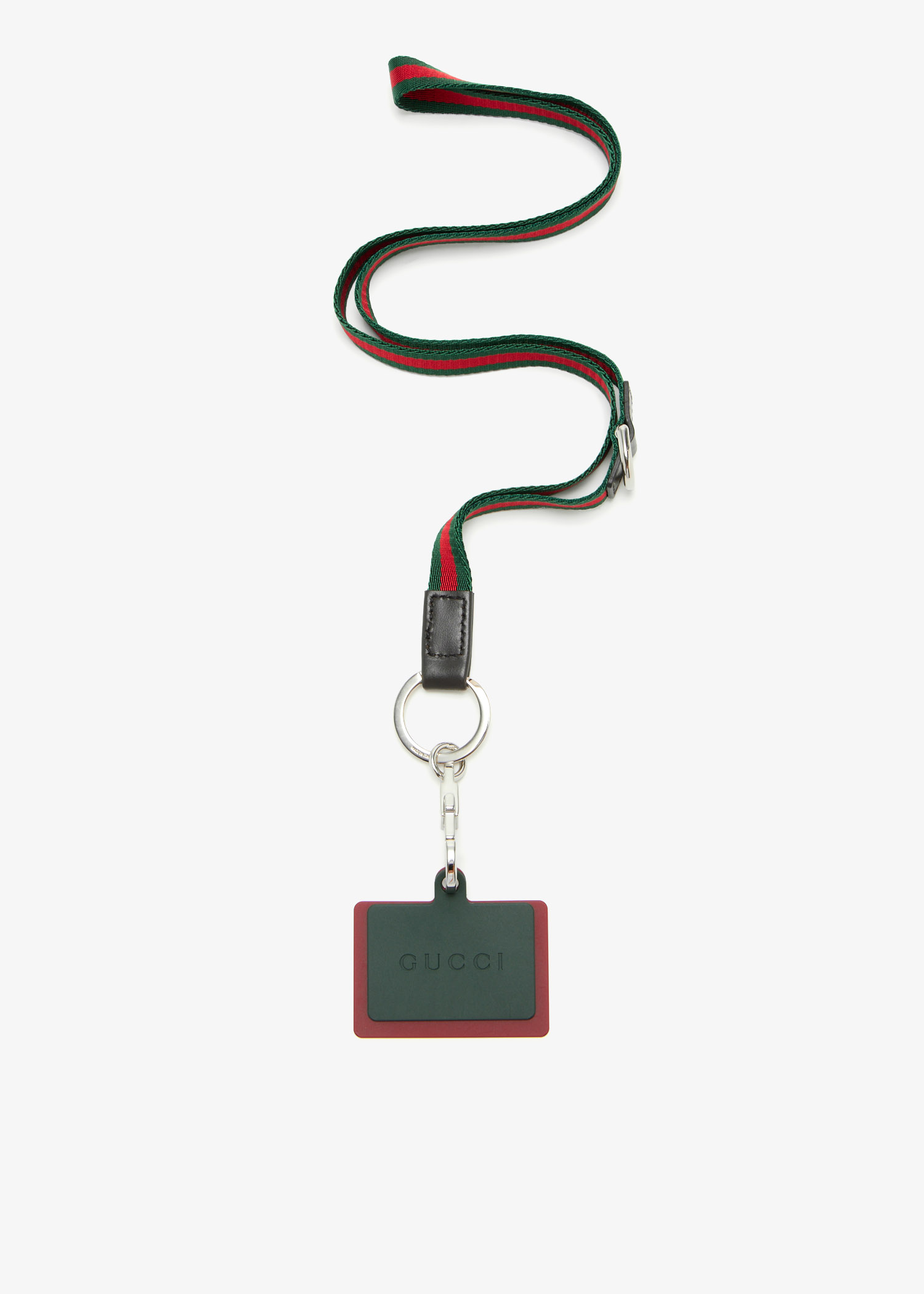 

Web phone strap, Green