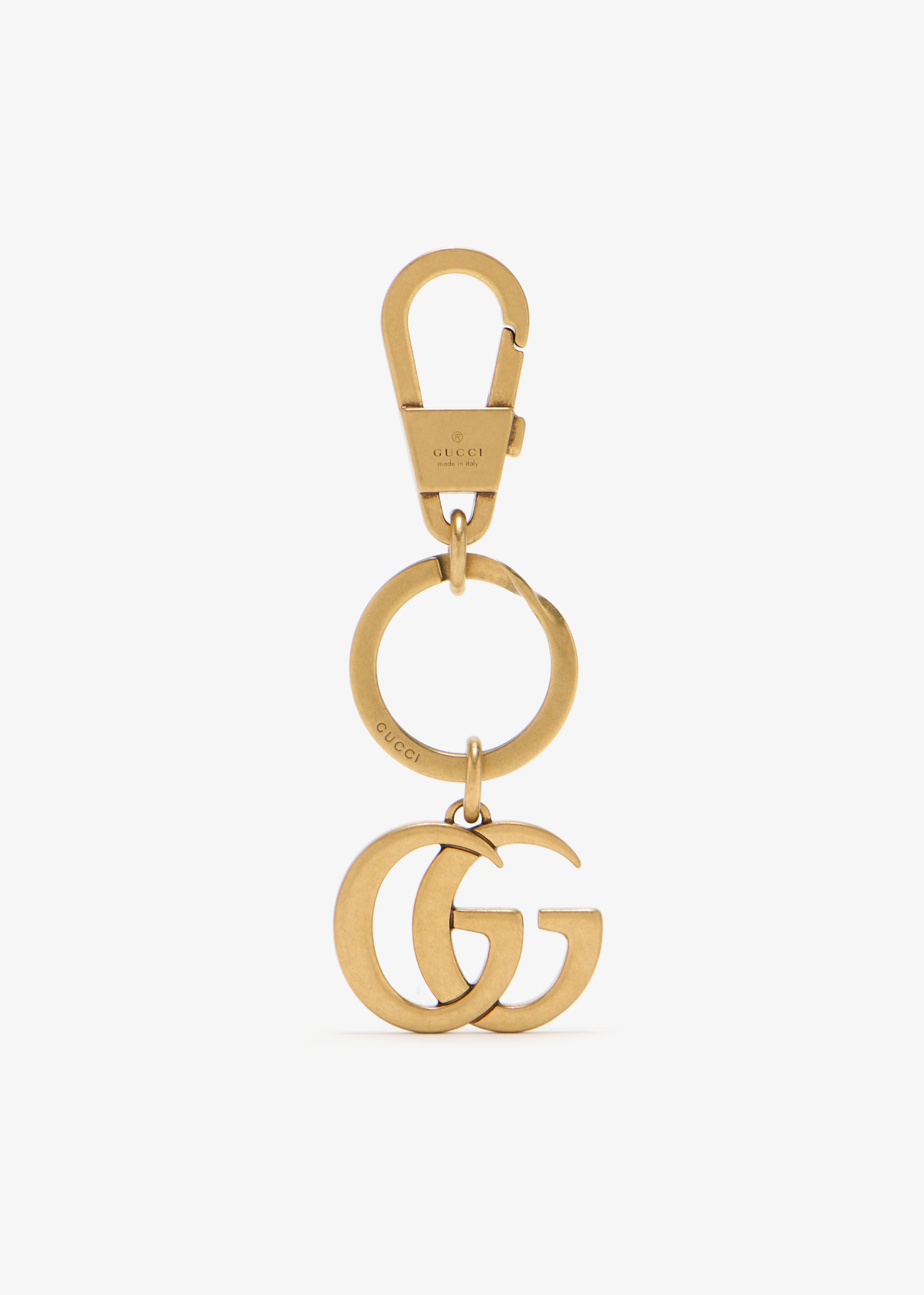 

Double G keychain, Gold