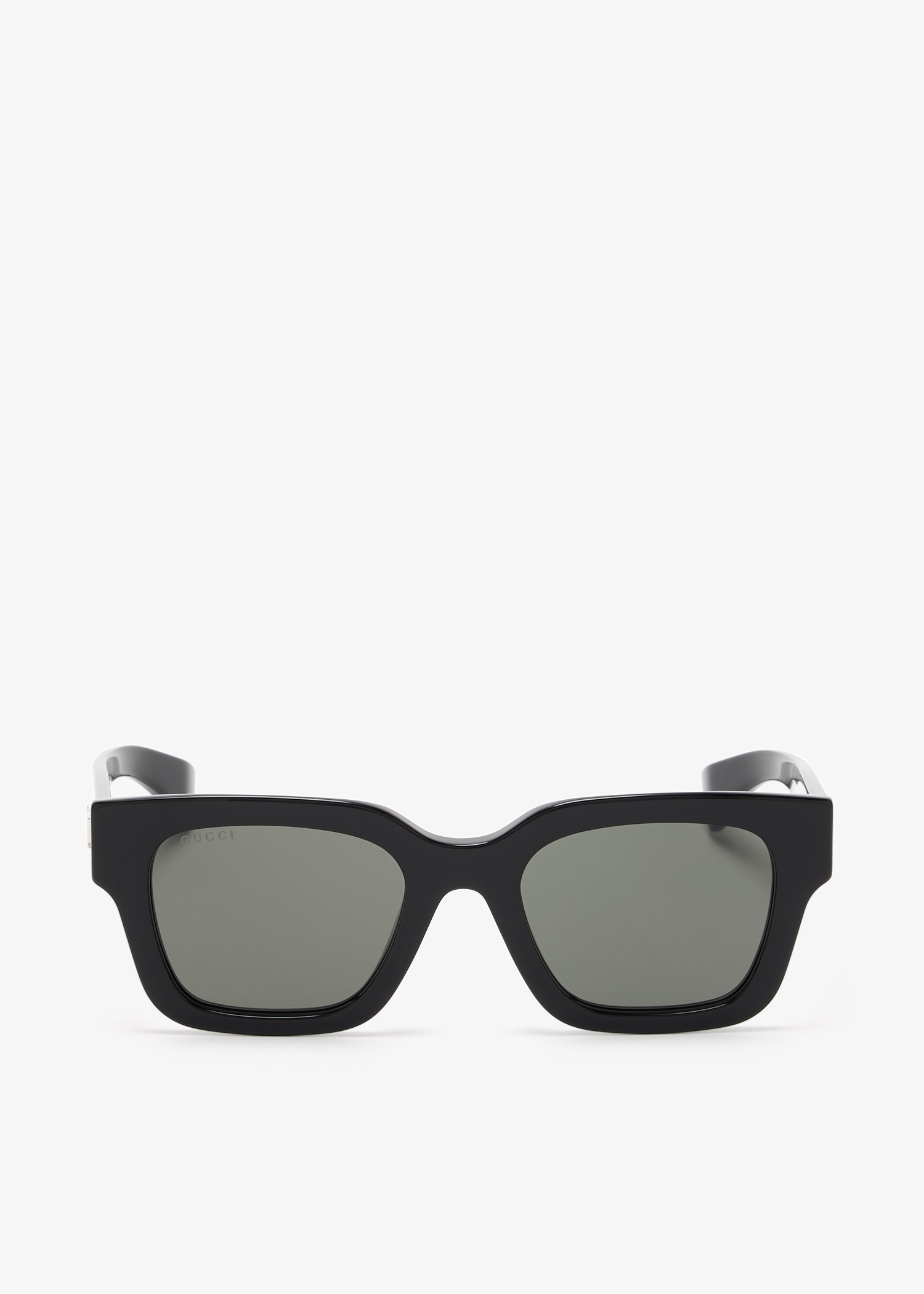 

Rectangular frame sunglasses, Black