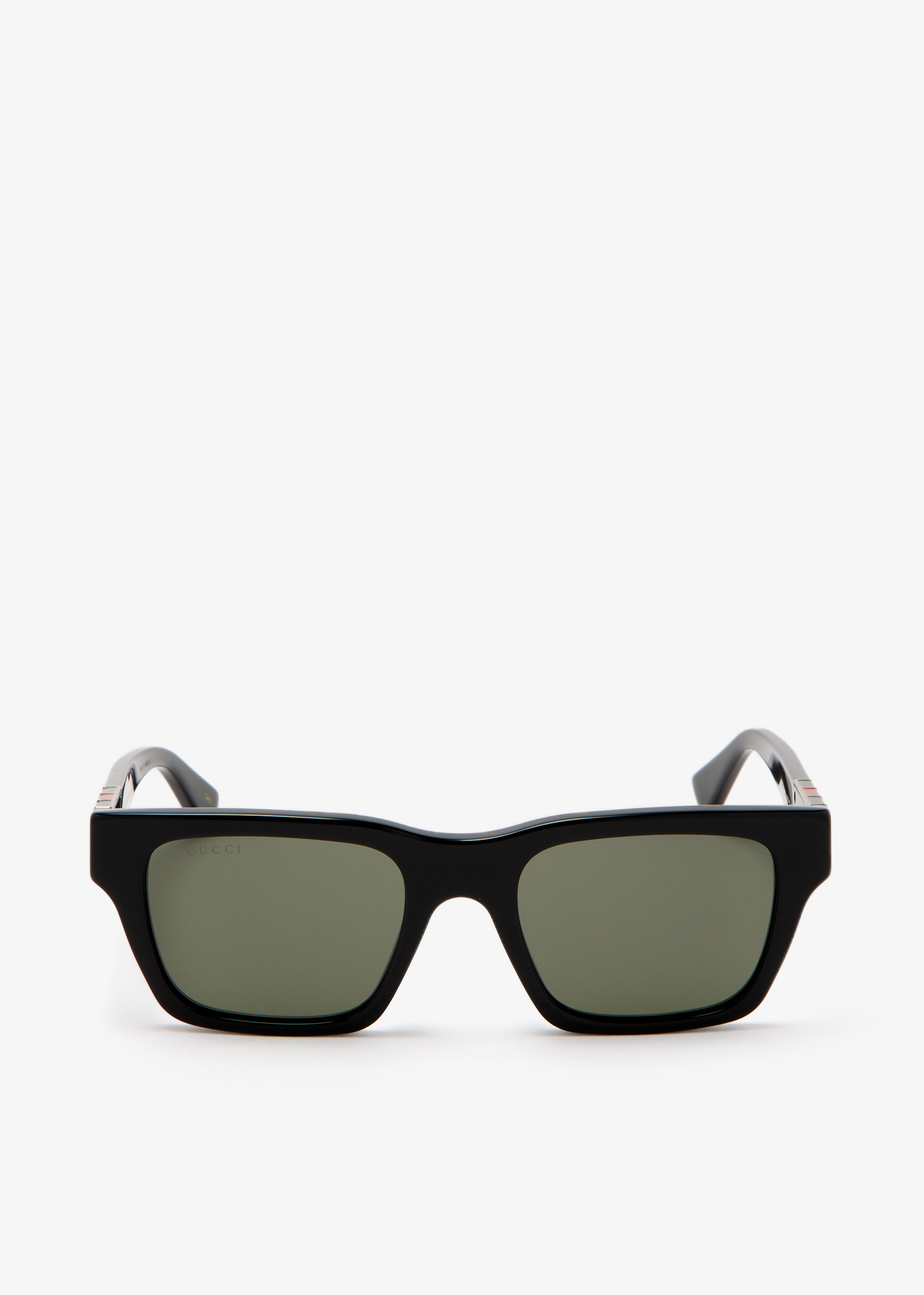 

Rectangular frame sunglasses, Black