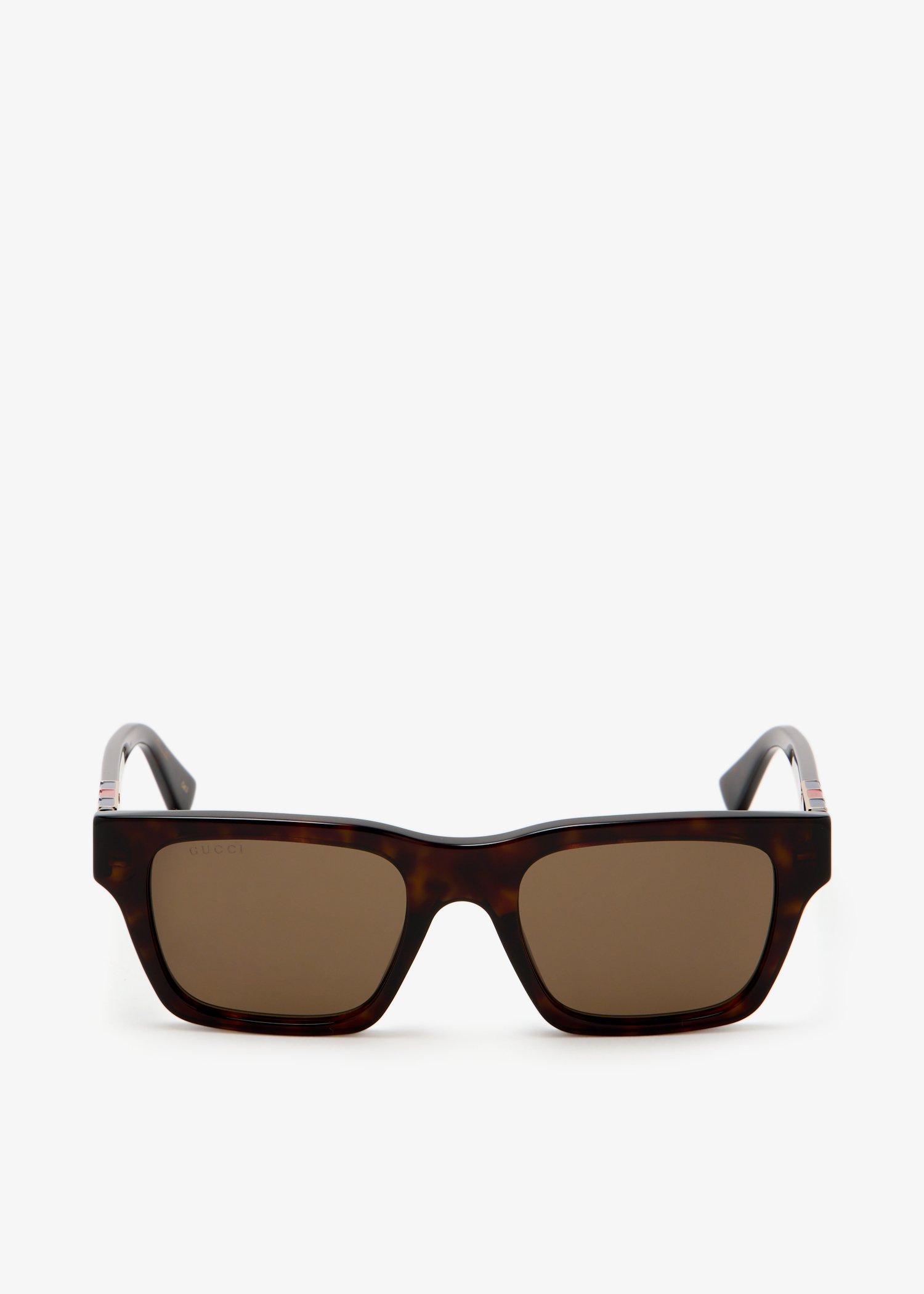 

Square frame sunglasses, Brown