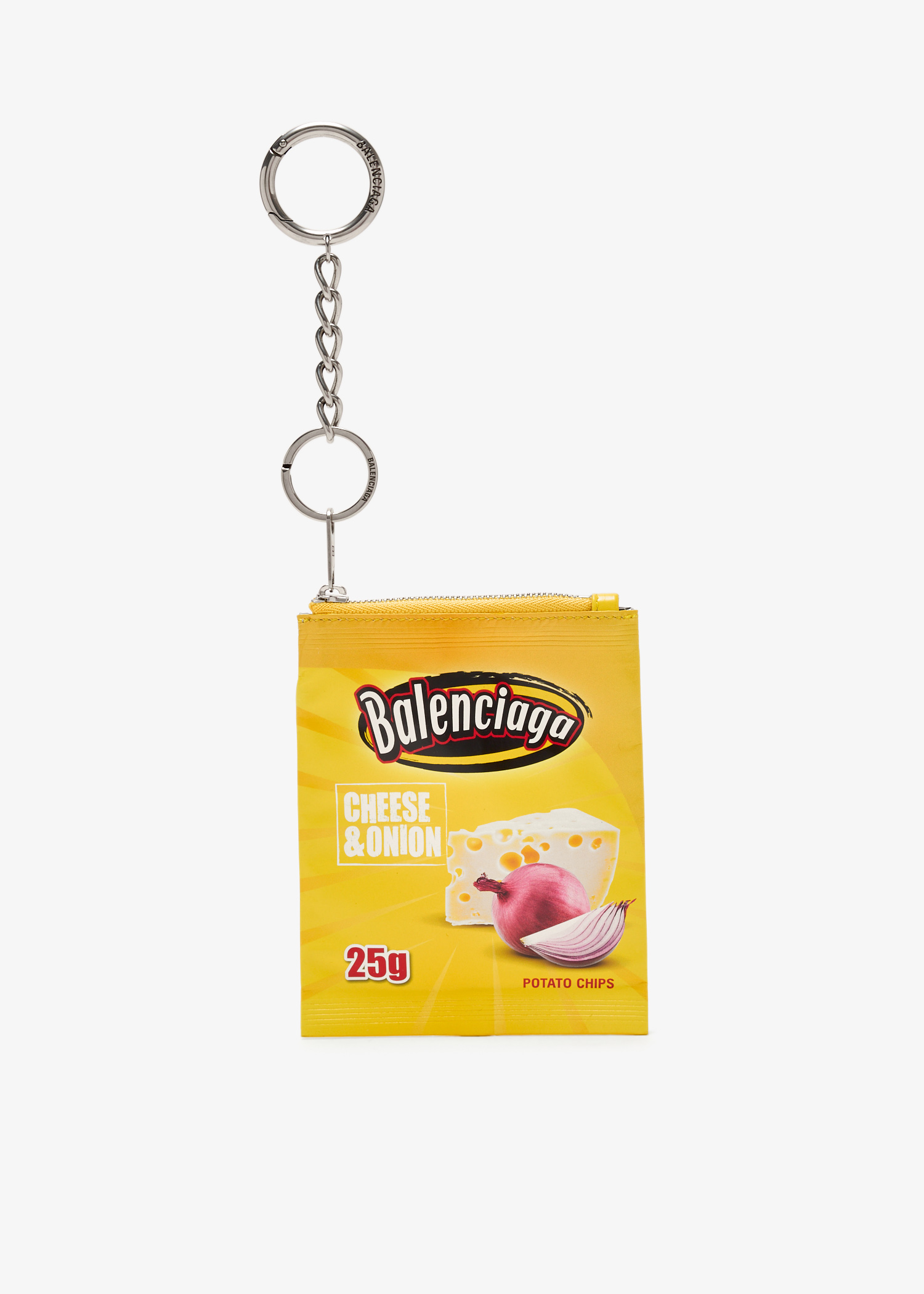 

Chips keyring, Yellow