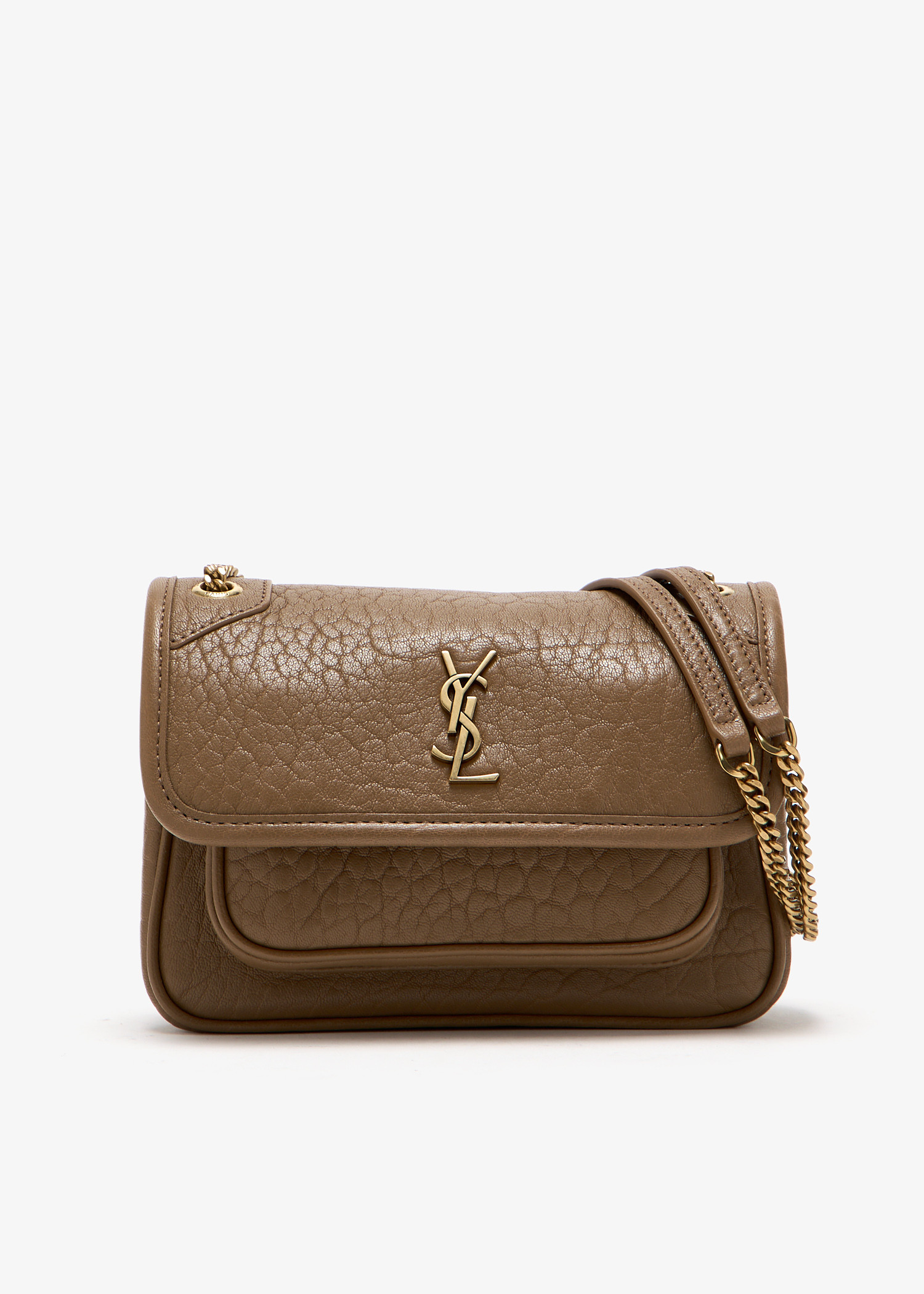 

Niki mini chain bag, Brown