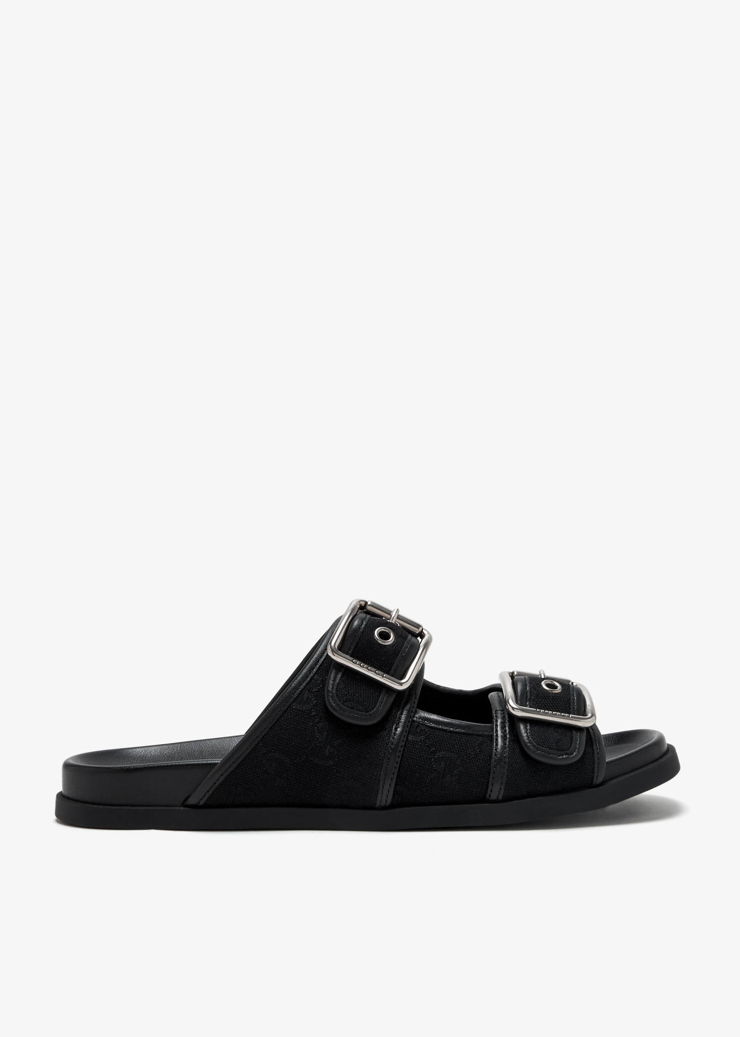 

GG slide sandals, Black