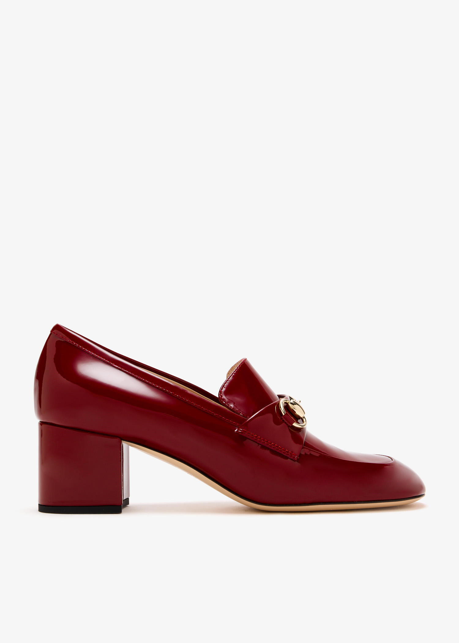 

Horsebit pumps, Red