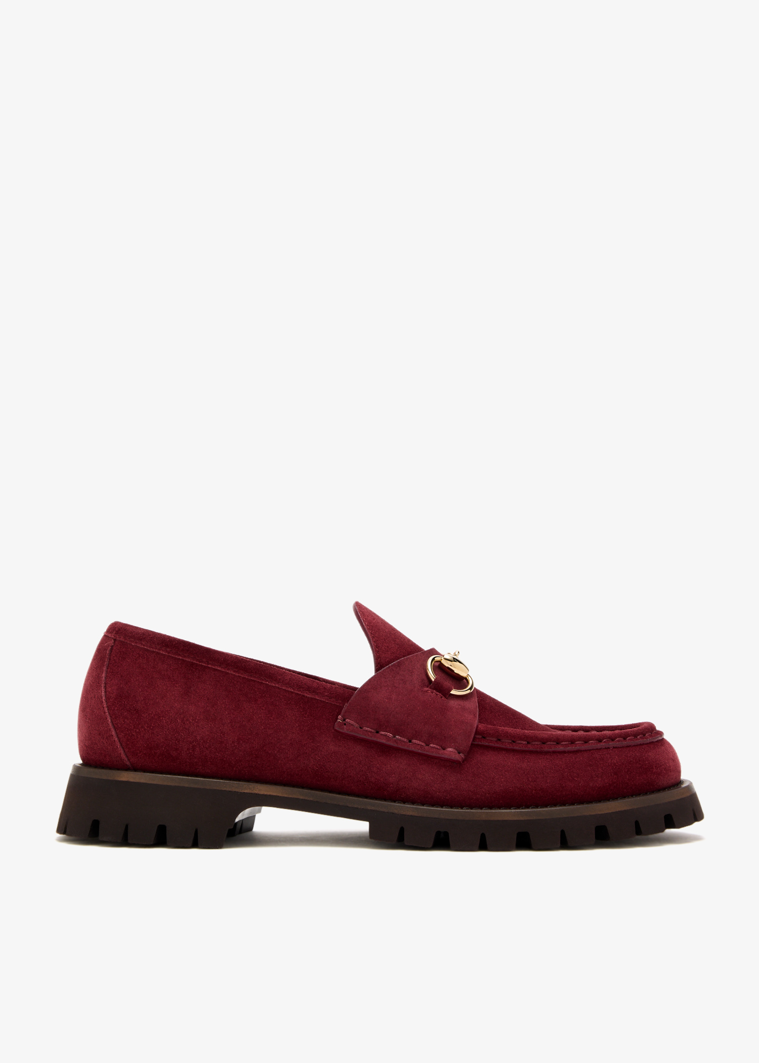 

Horsebit loafers, Red