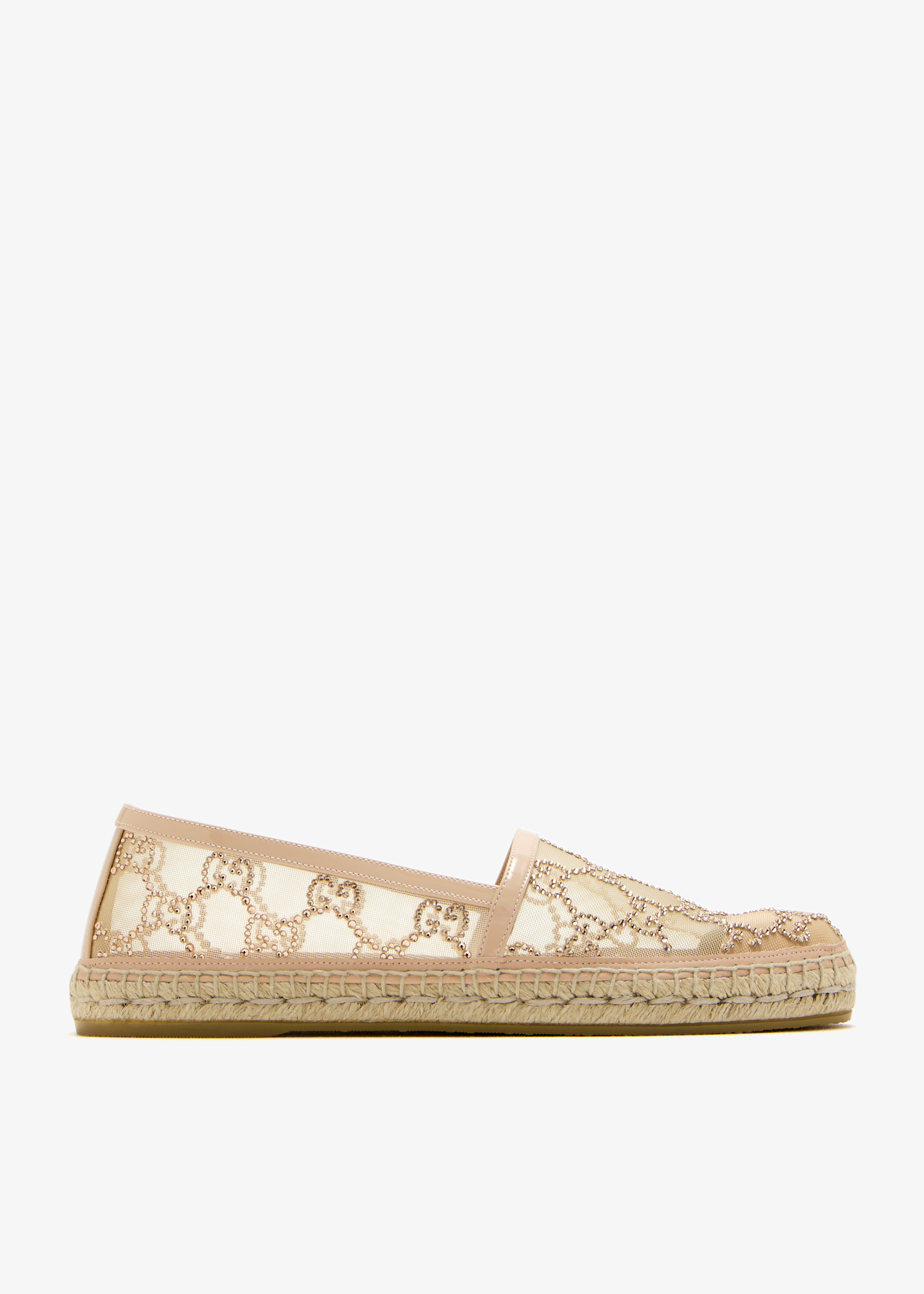 

Crystal GG espadrilles, Pink