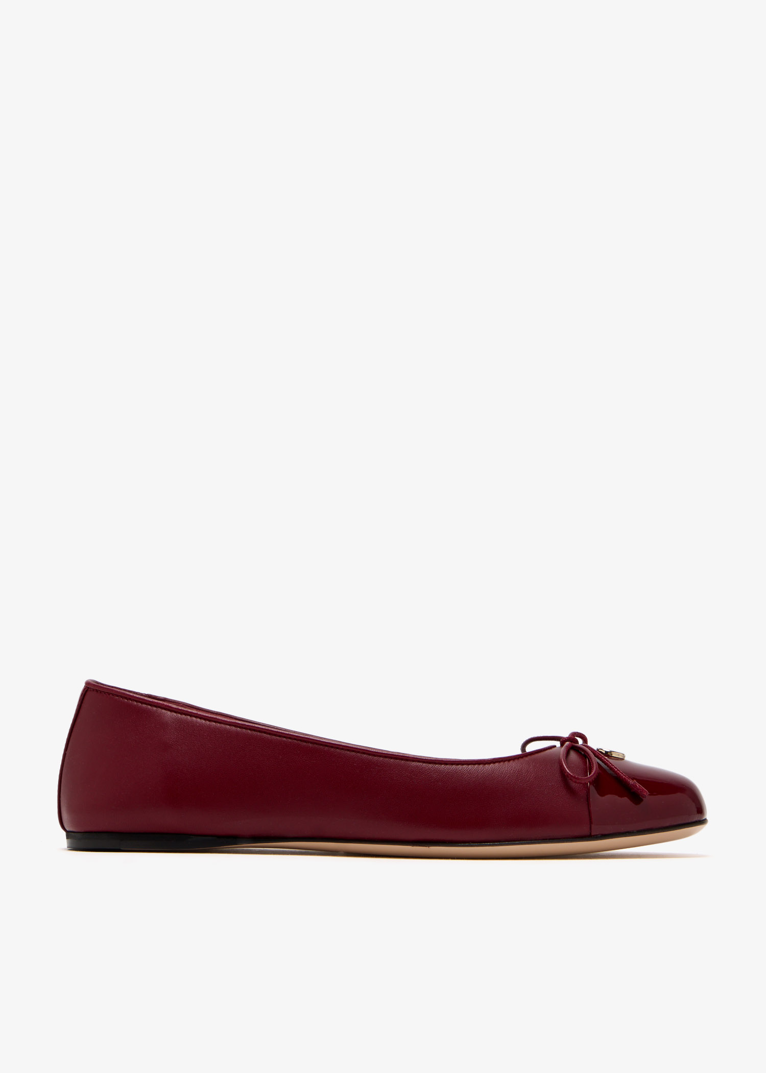 

Double G ballet flats, Burgundy