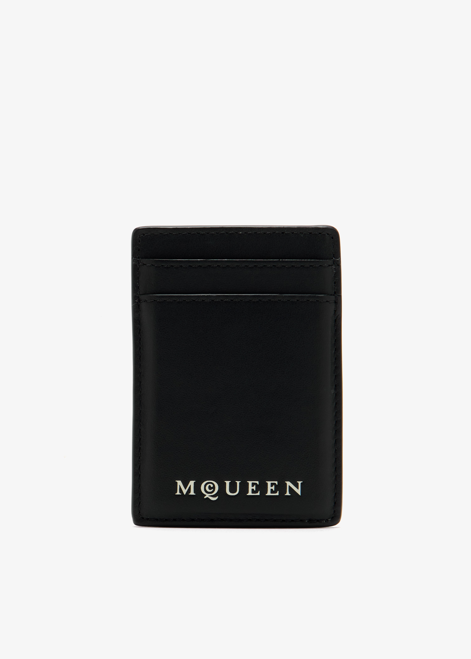 

Logo magnetic card case, Black