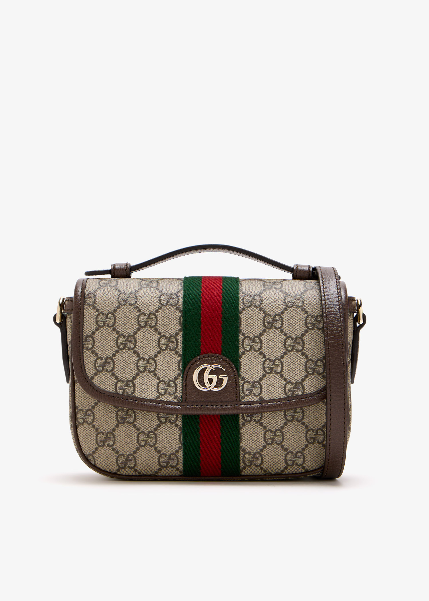 

Ophidia small top handle bag, Printed